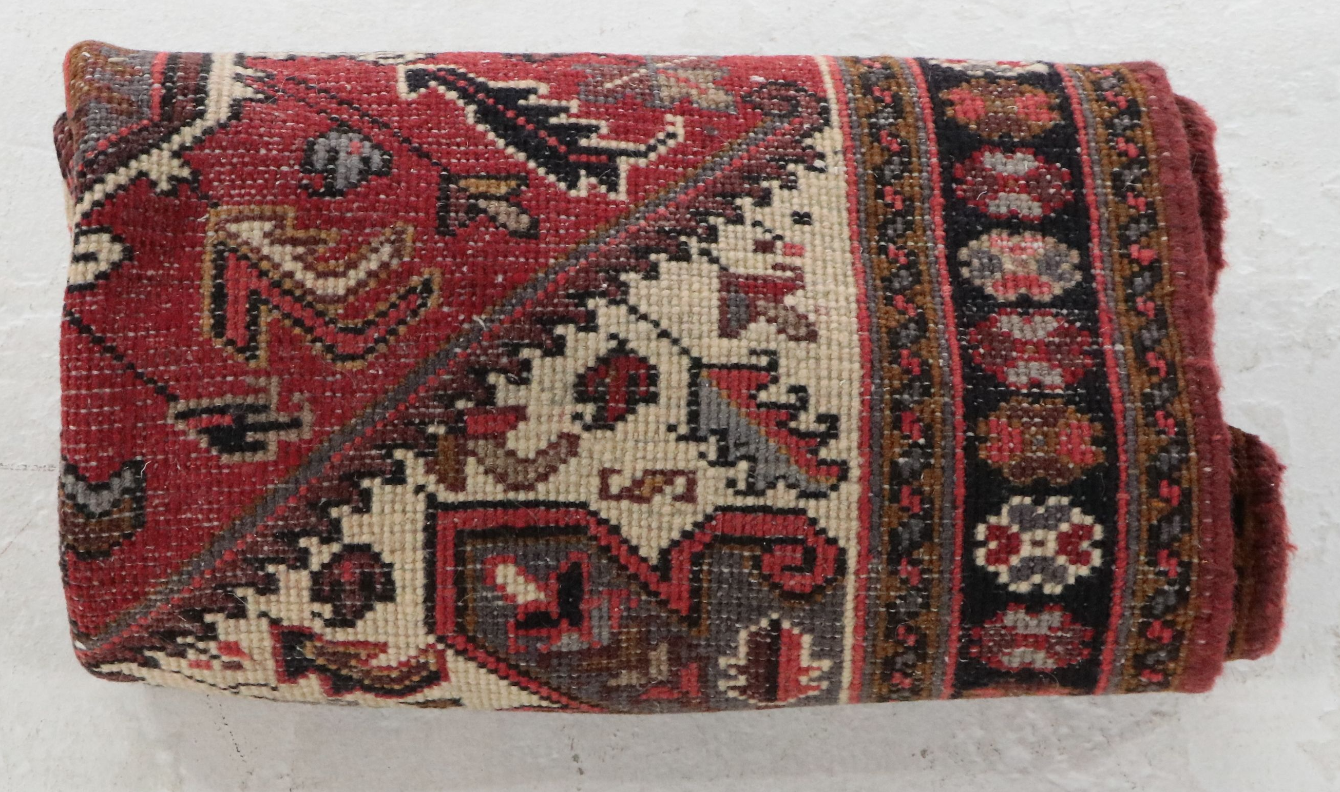 3'4 x 4'10 Hand-Knotted Persian Heriz Accent Rug