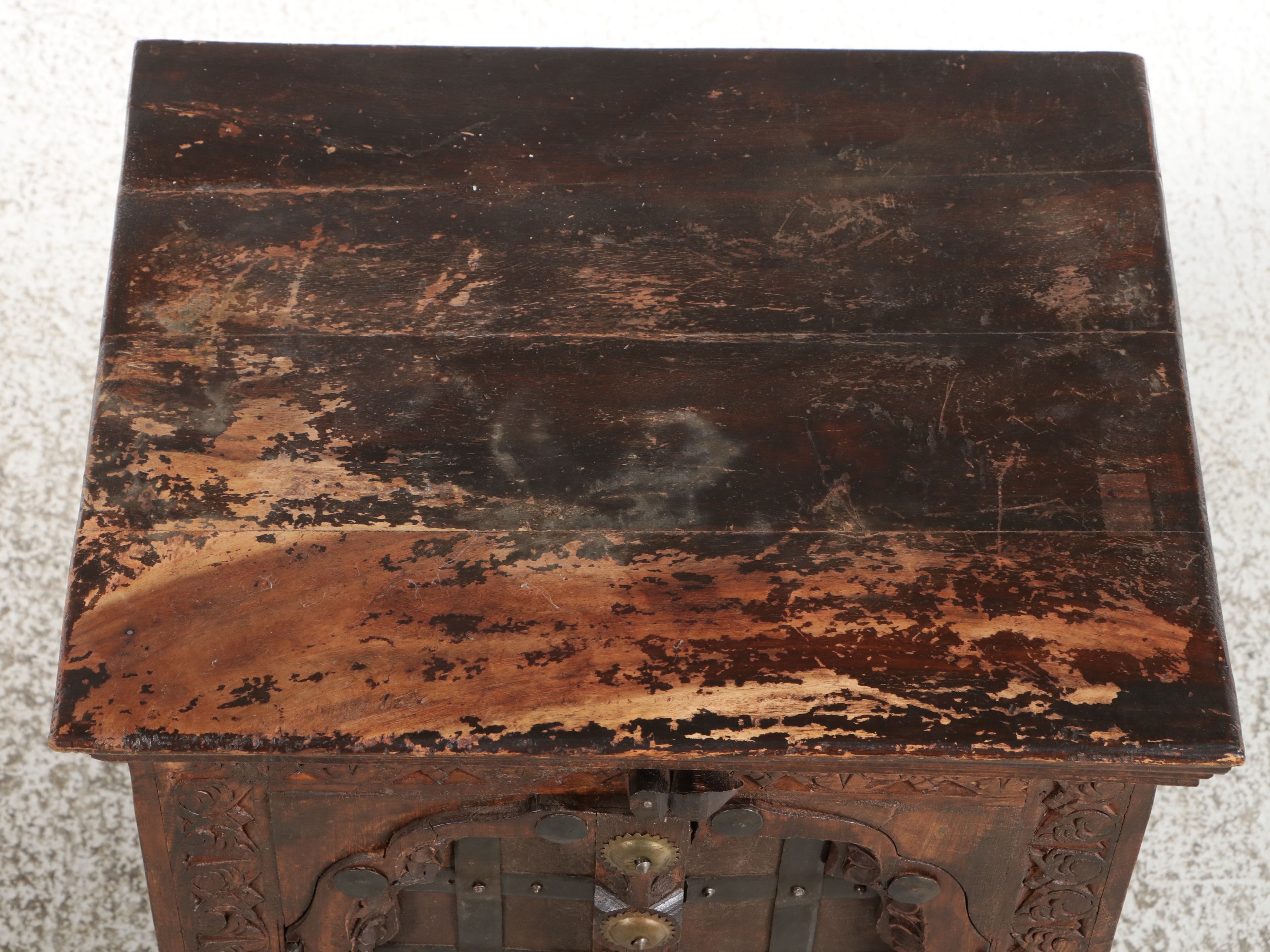 Anglo-Indian Carved Hardwood Cabinet