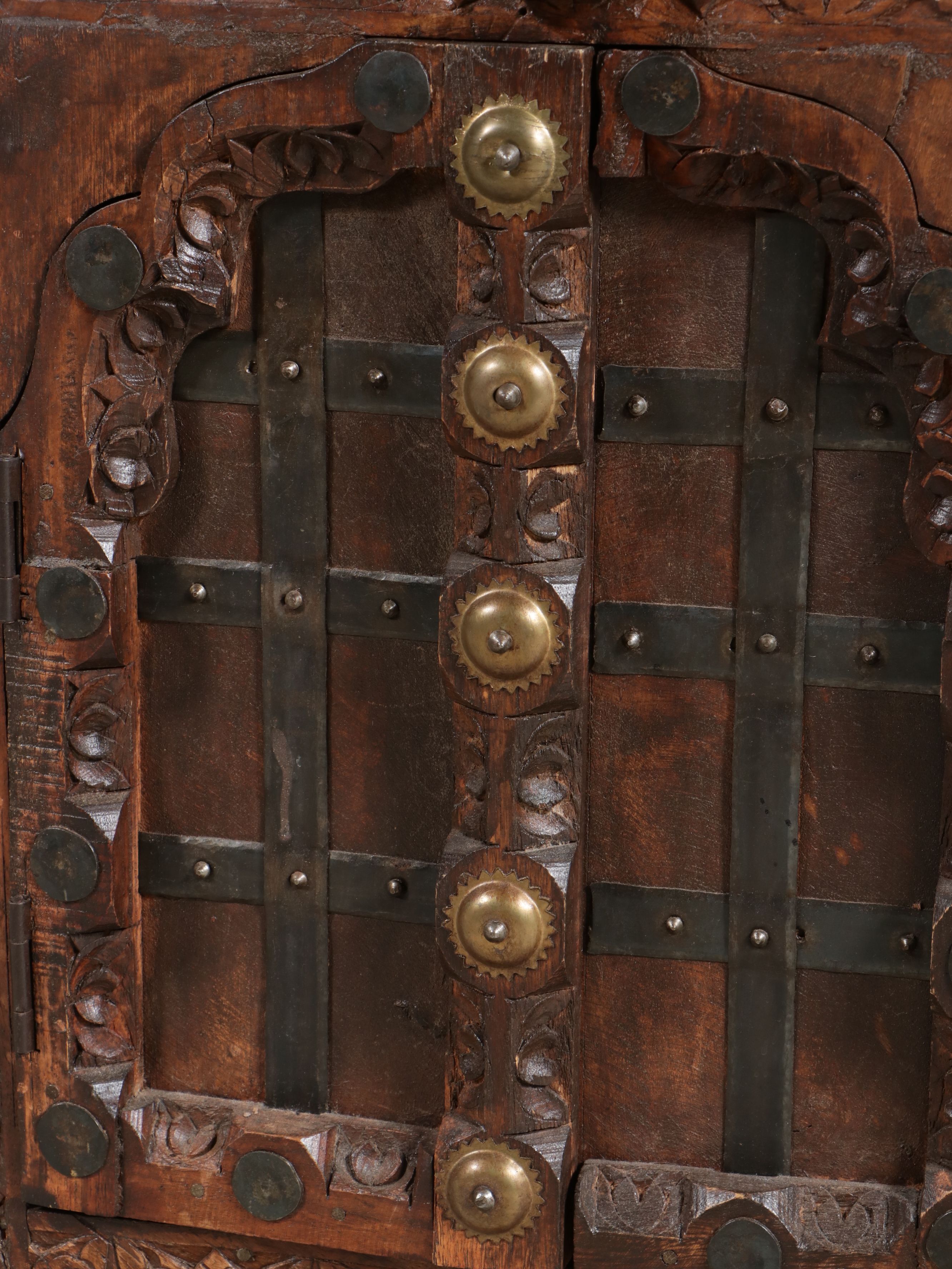 Anglo-Indian Carved Hardwood Cabinet