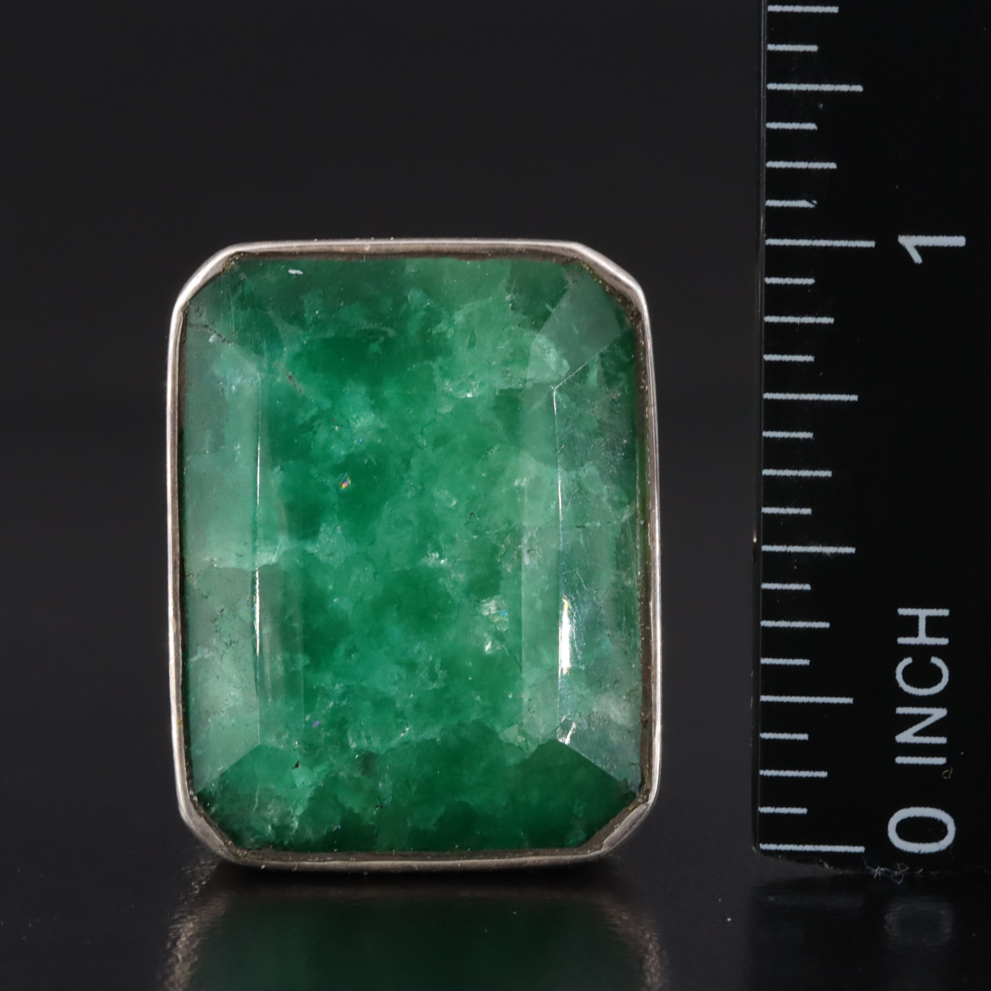 Sterling Rings Featuring Mother of Pearl, Horn, and Quartzite