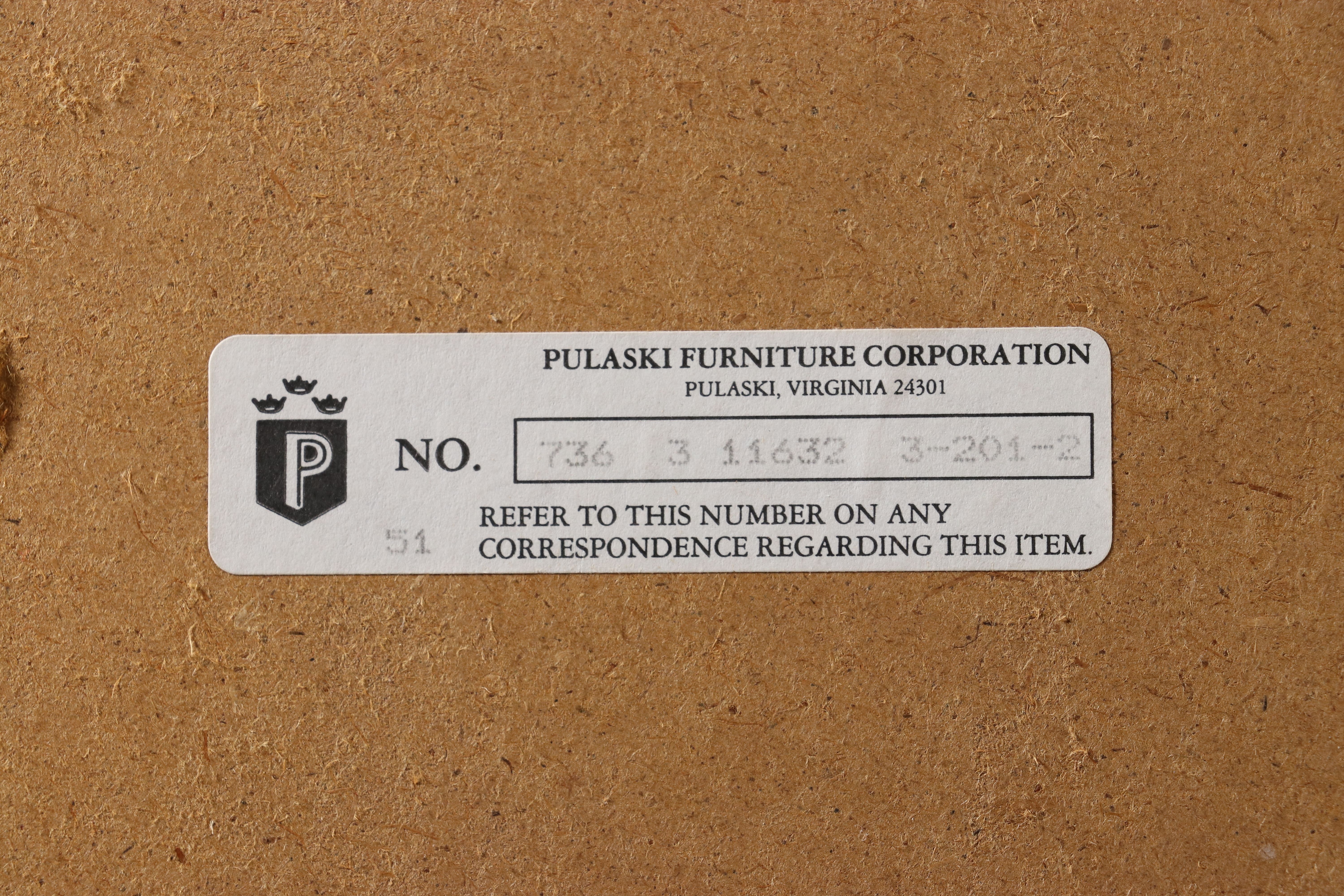 Pulaski Furniture Curio Cabinet