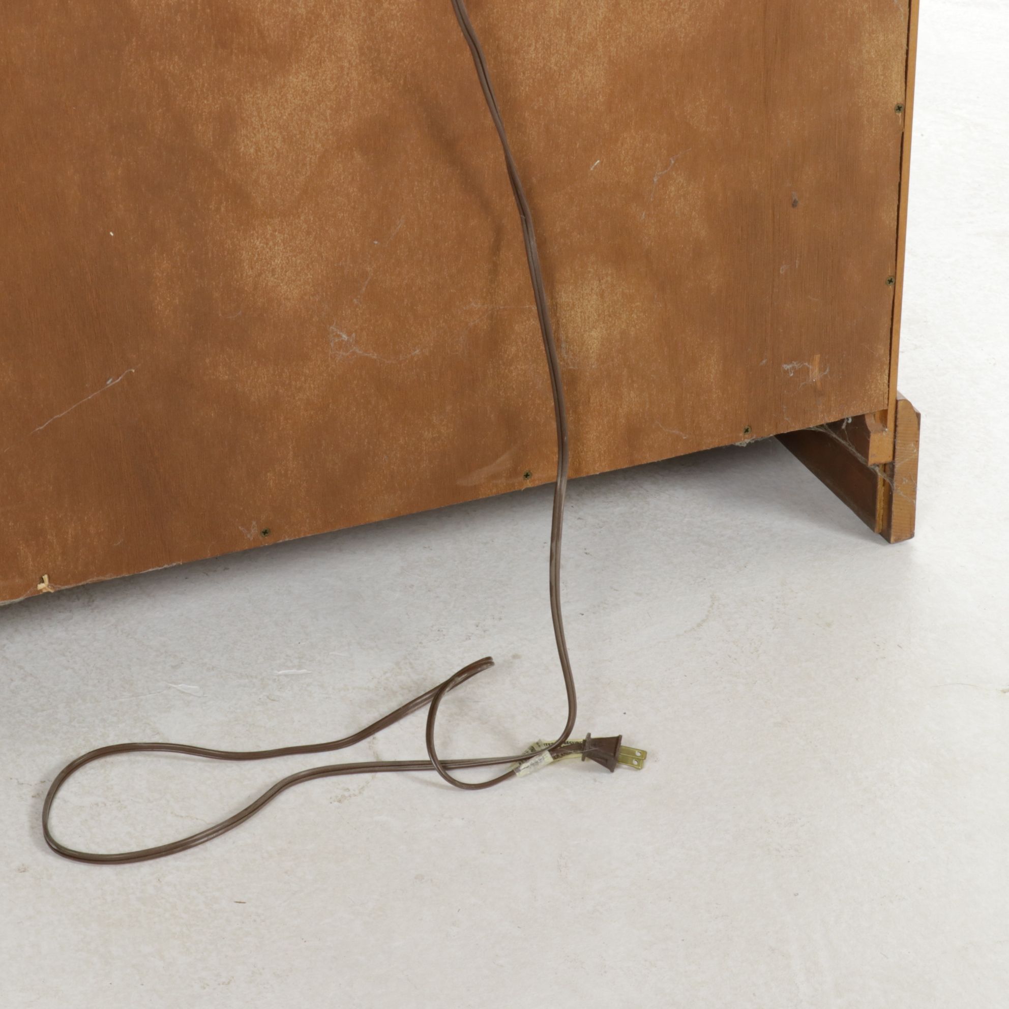 Cherry Illuminated Display Cabinet, 21st Century