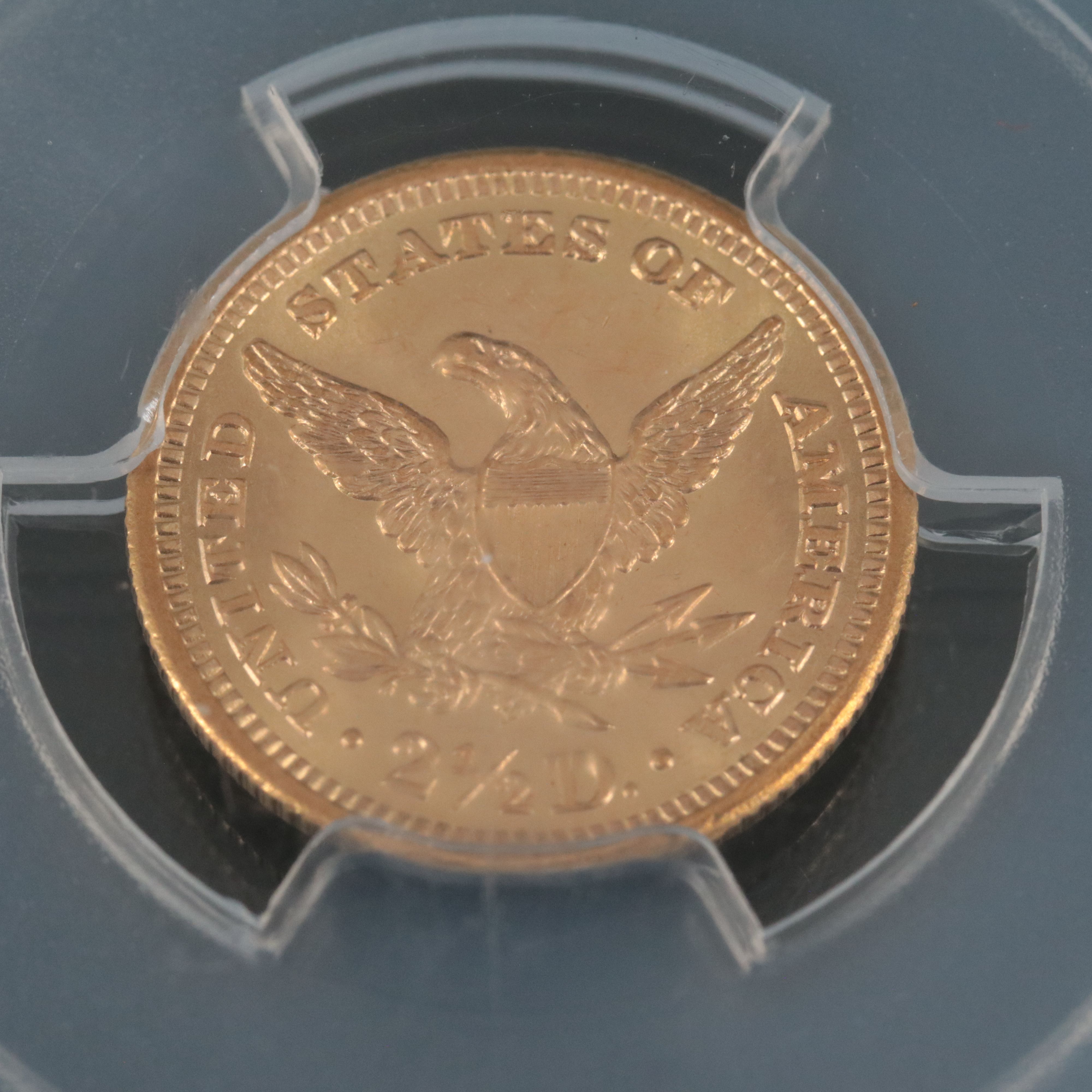 PCGS Graded MS64 1905 Liberty Head $2.50 Gold Quarter Eagle