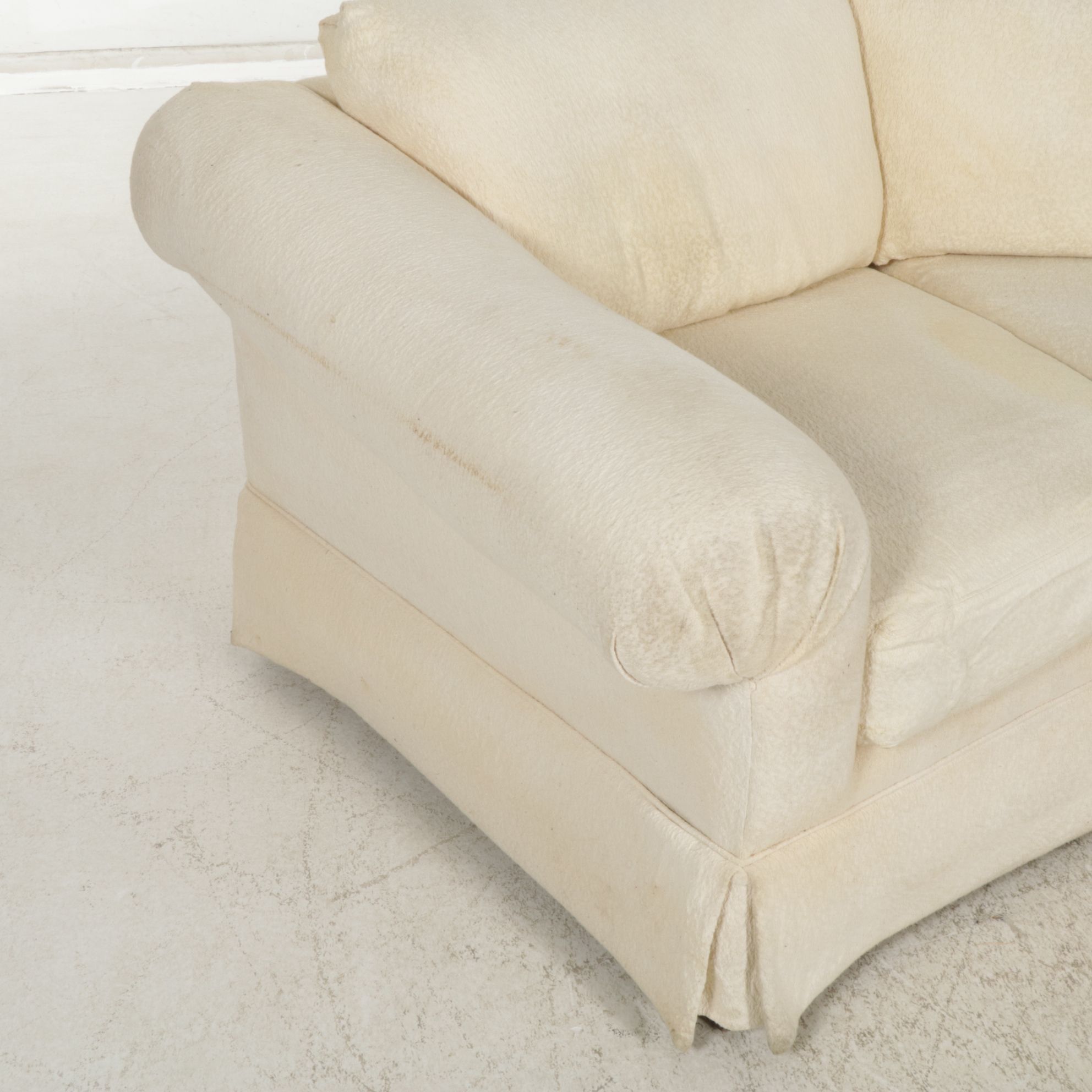 Berne Furniture Curved Sofa, Late 20th Century