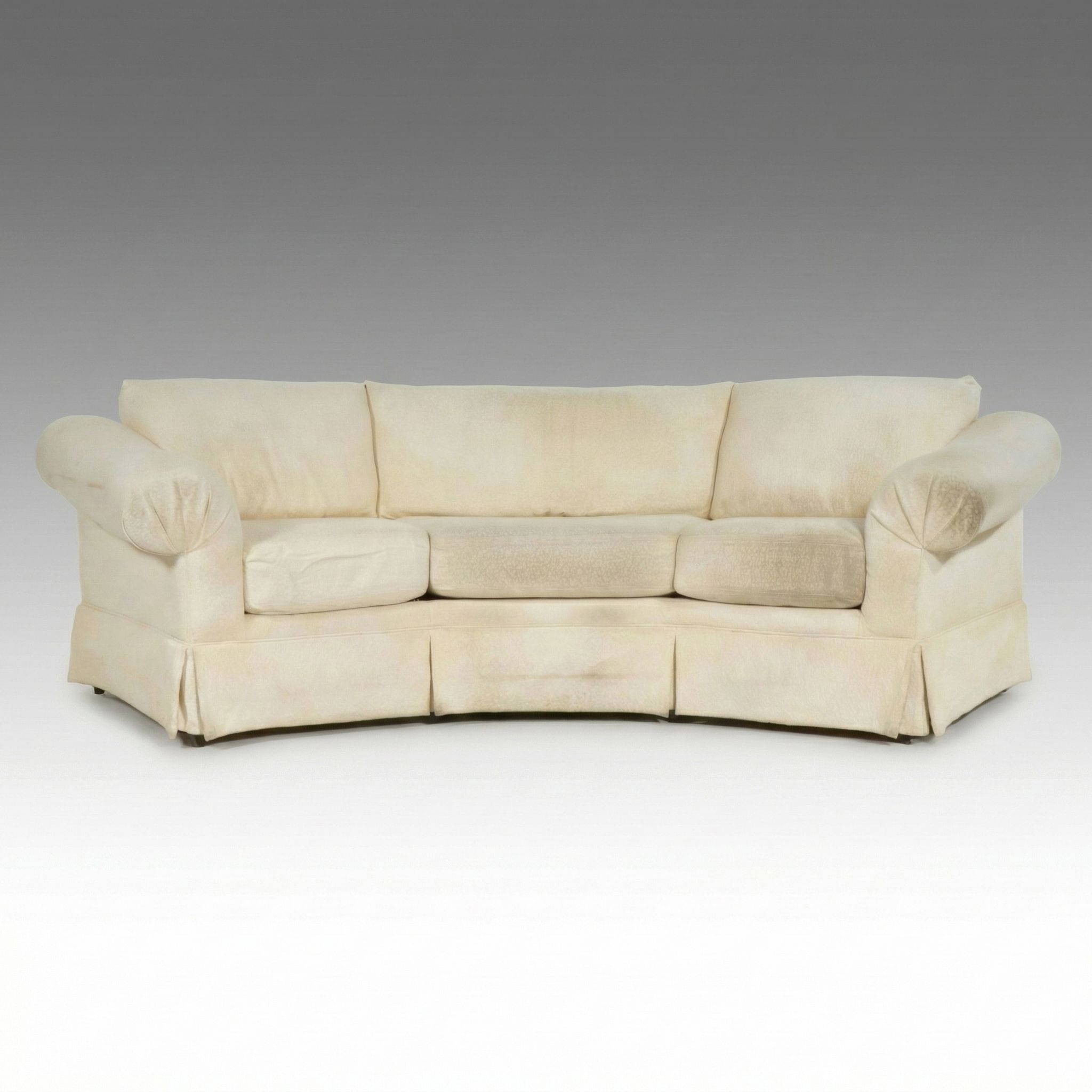 Berne Furniture Curved Sofa, Late 20th Century