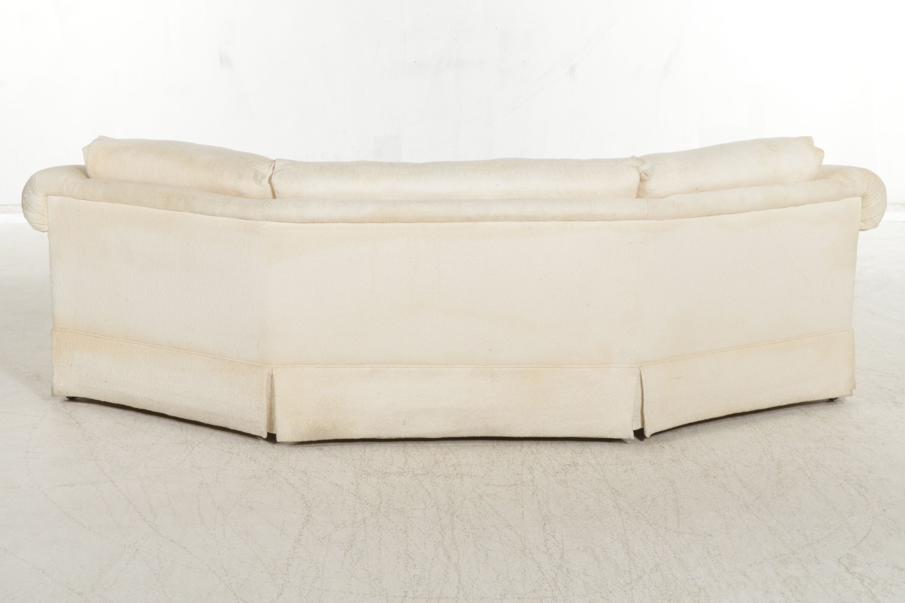 Berne Furniture Curved Sofa, Late 20th Century