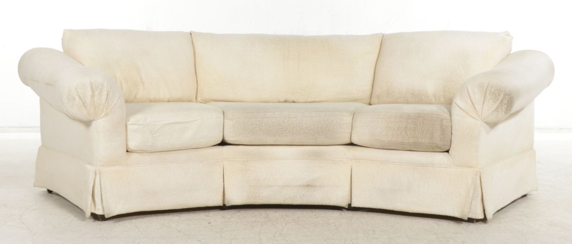 Berne Furniture Curved Sofa, Late 20th Century
