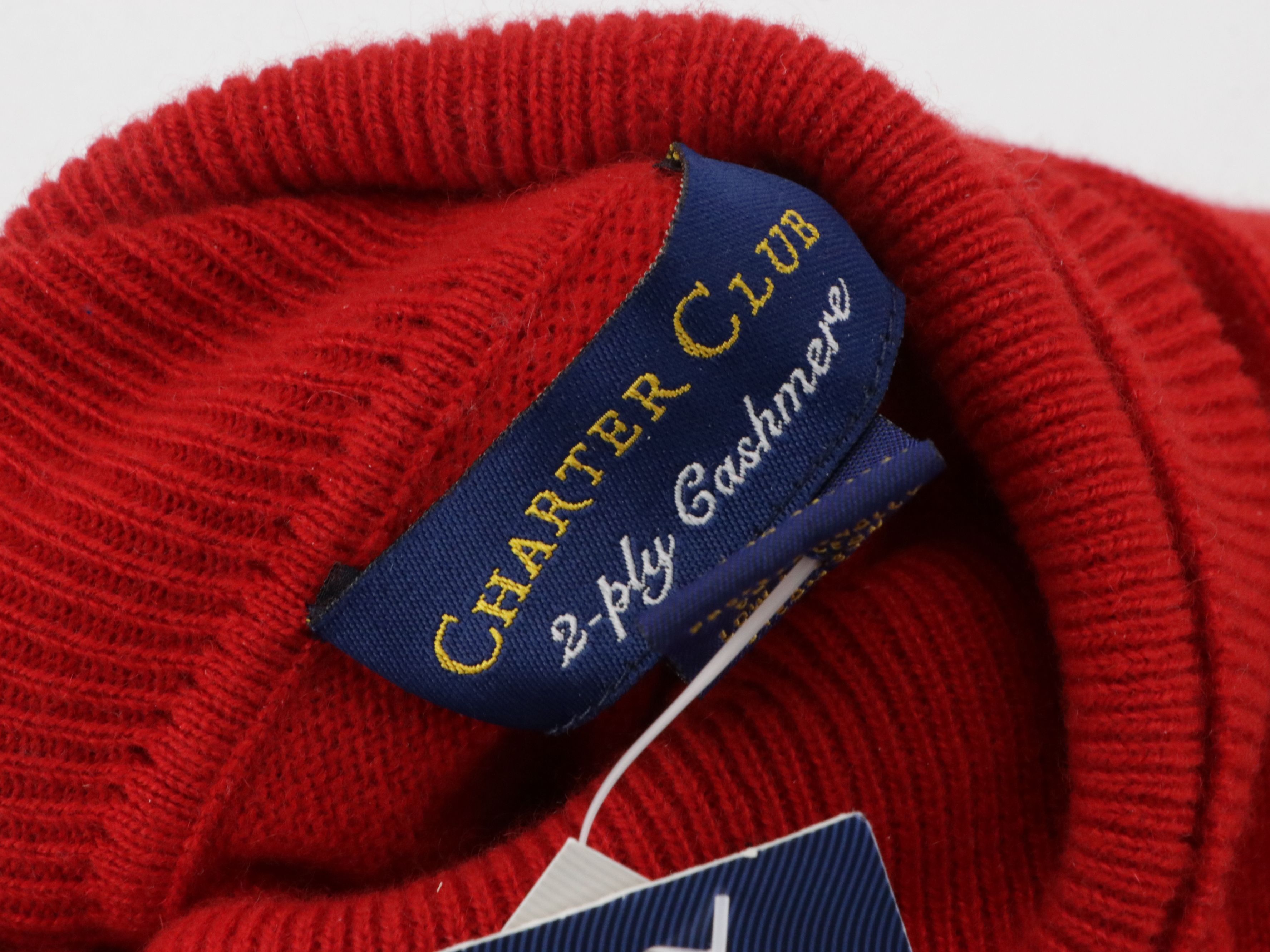 Charter Club and Pringle of Scotland Cashmere Turtleneck Sweaters