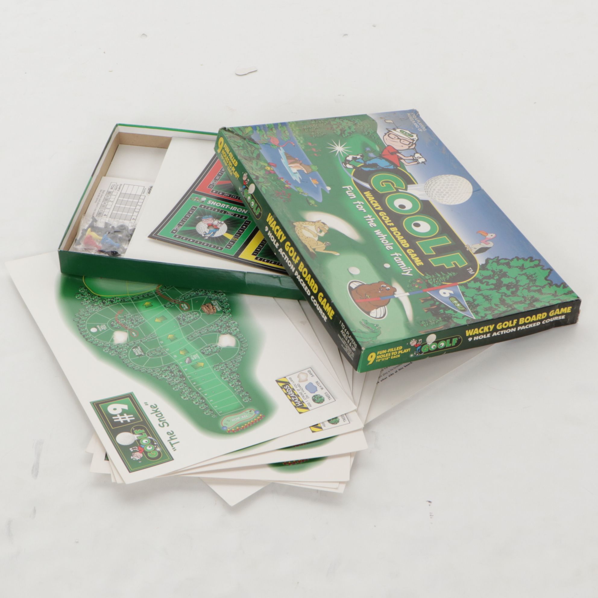 "The Golferholics" and "Wacky Golf Board Game" with Other Golf Board Games