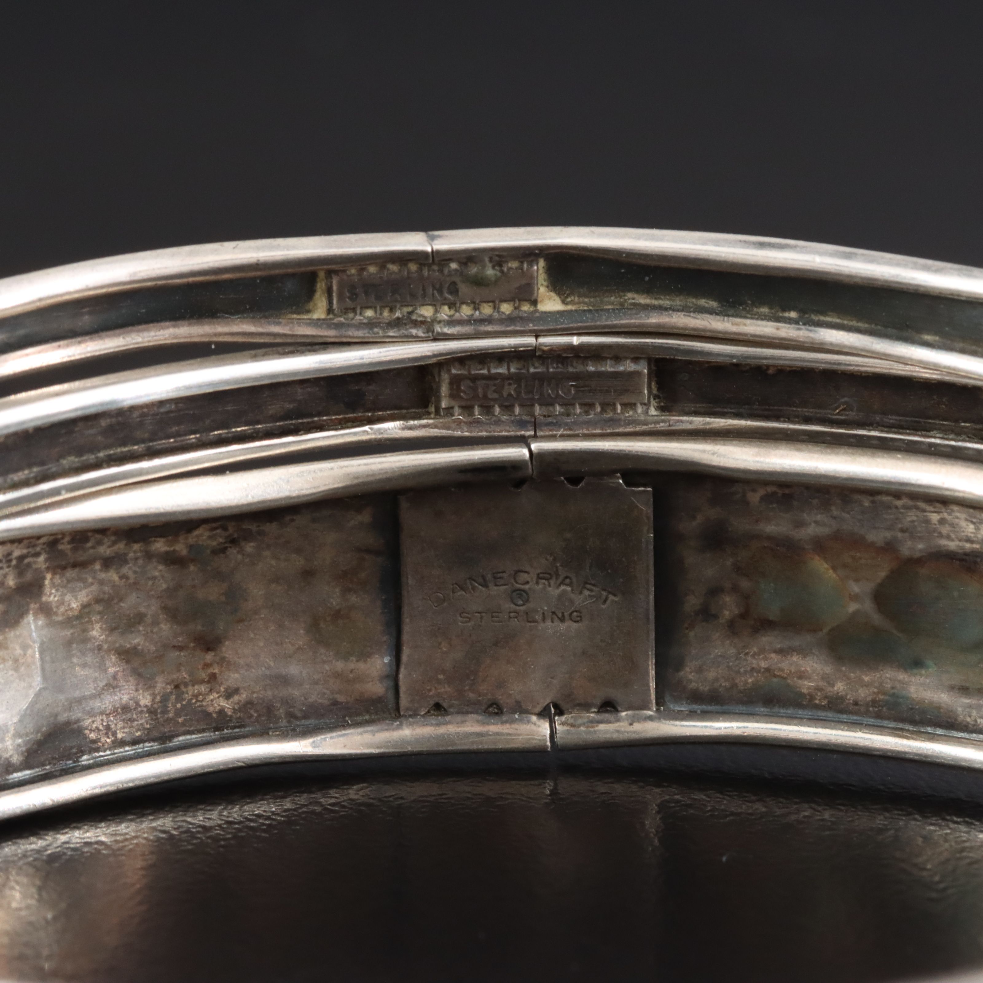 800 Silver and Sterling Bangle Collection Featuring Danecraft