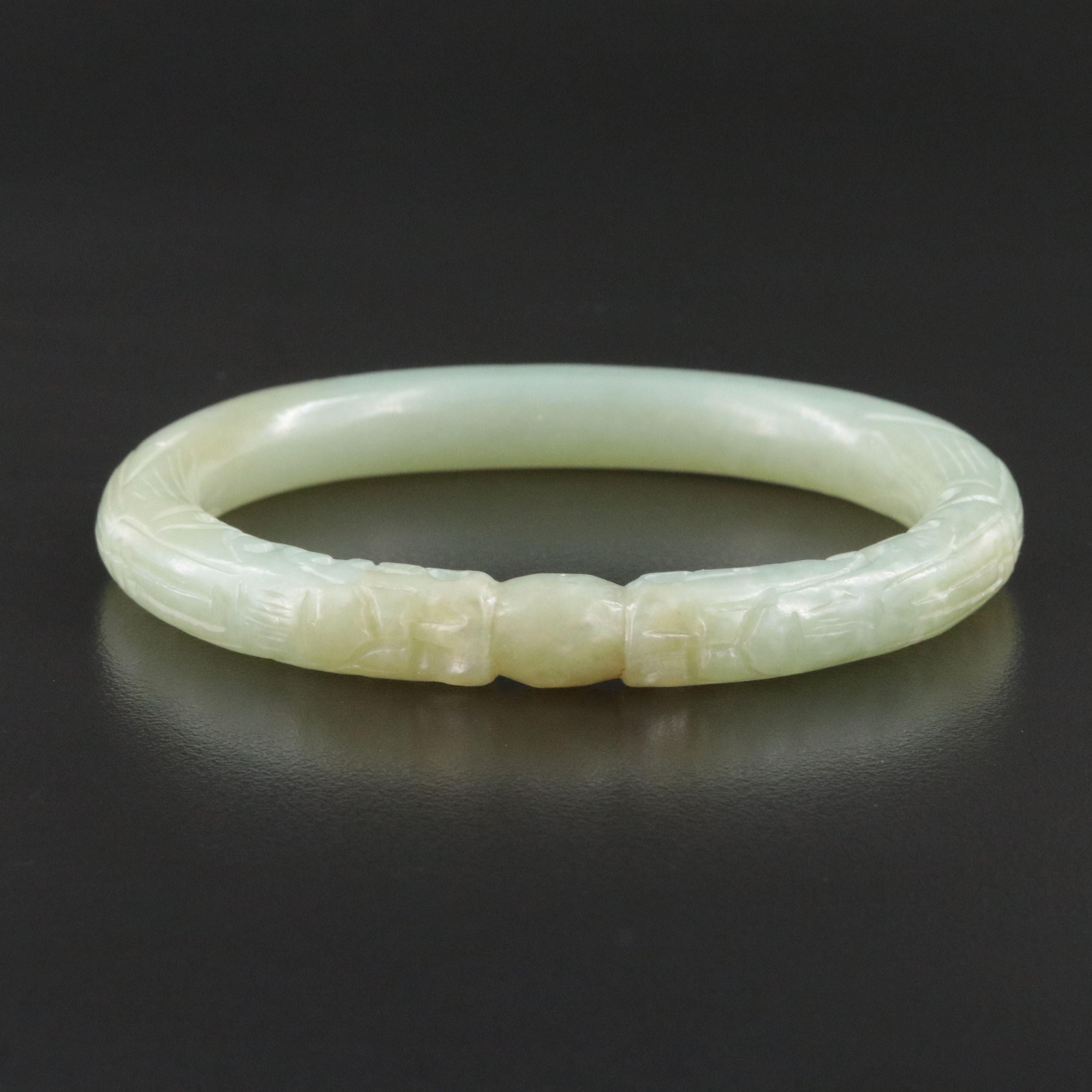 Carved Serpentine Bangle