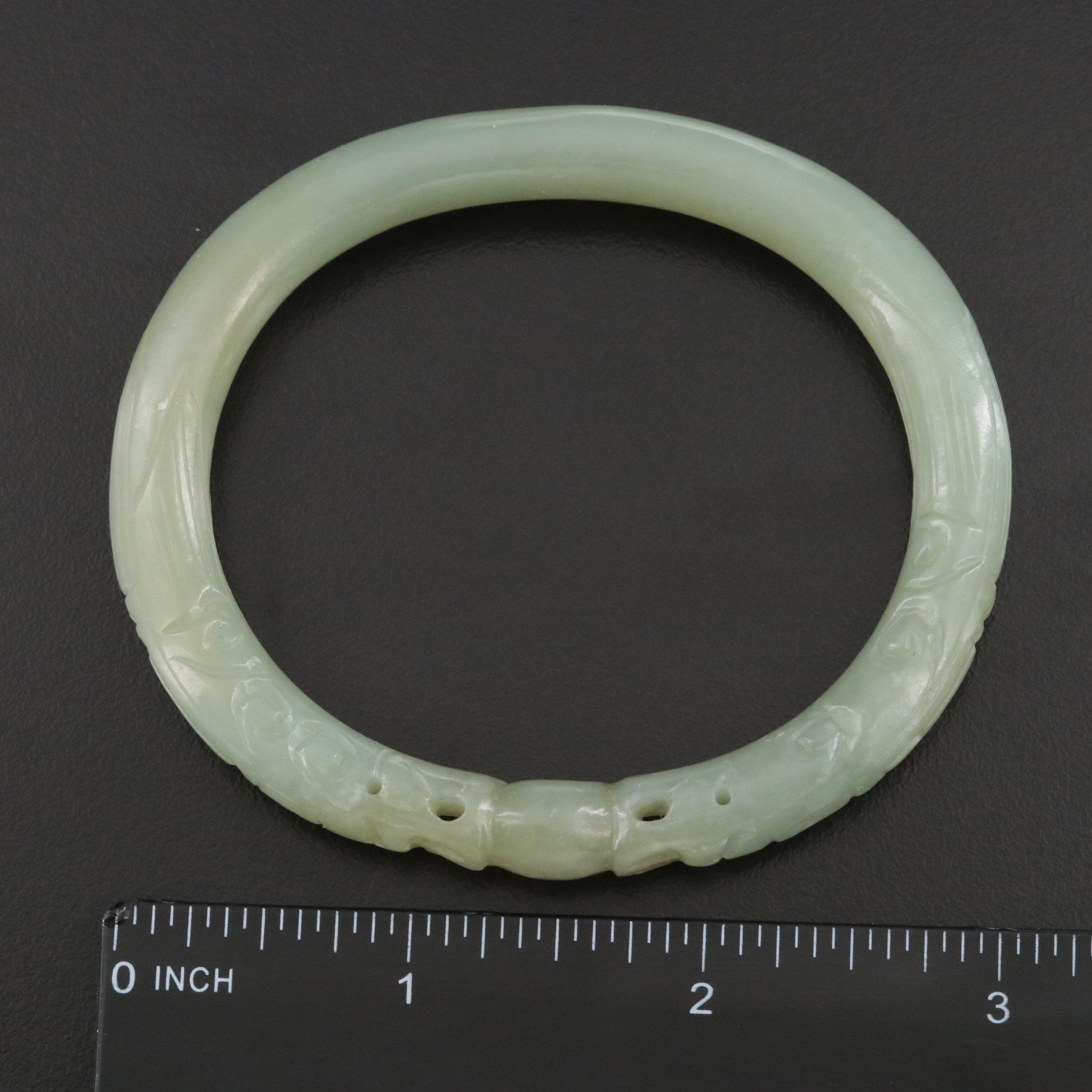 Carved Serpentine Bangle