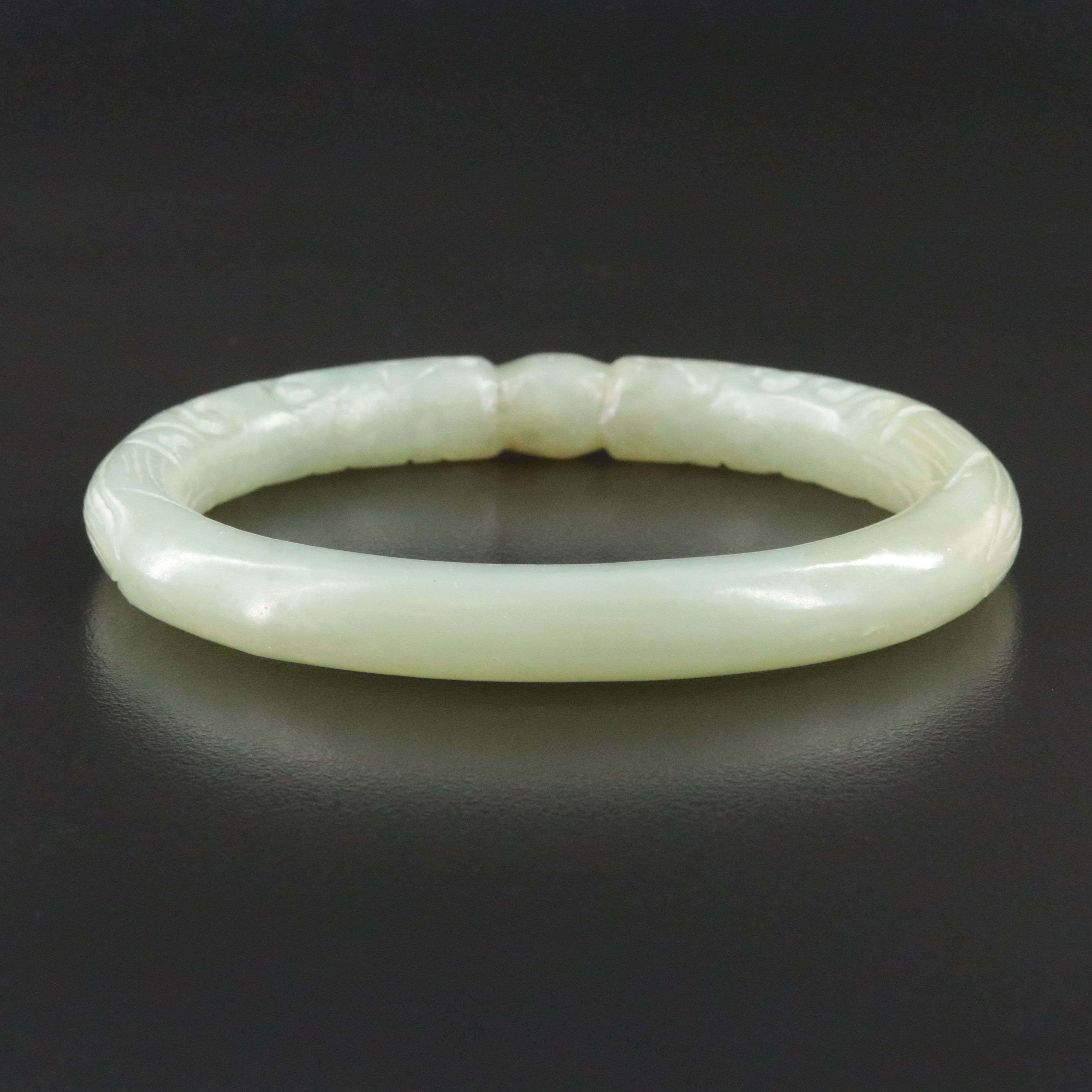 Carved Serpentine Bangle