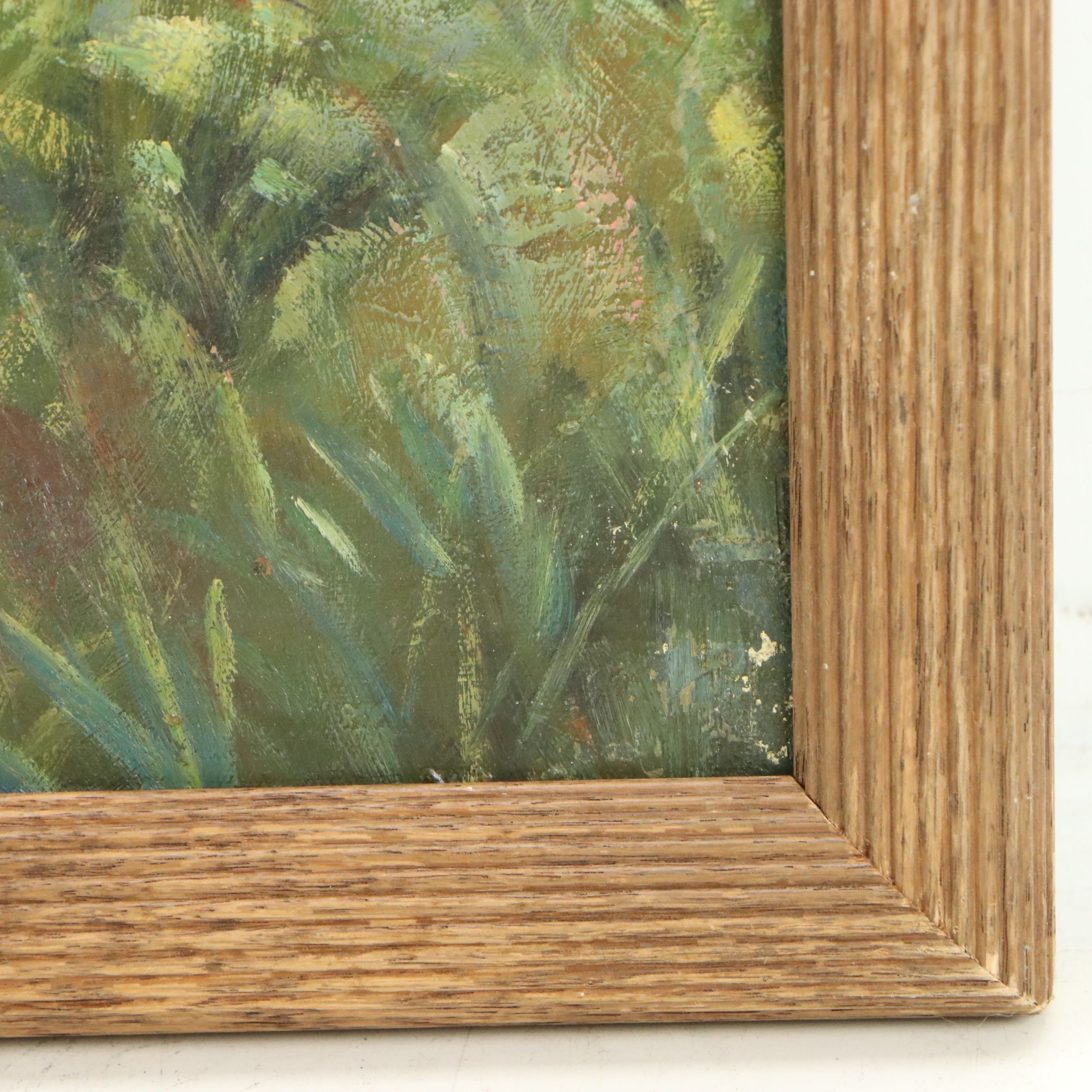 Oil Painting After Charles M. Russell "A Tight Dally and a Loose Latigo"