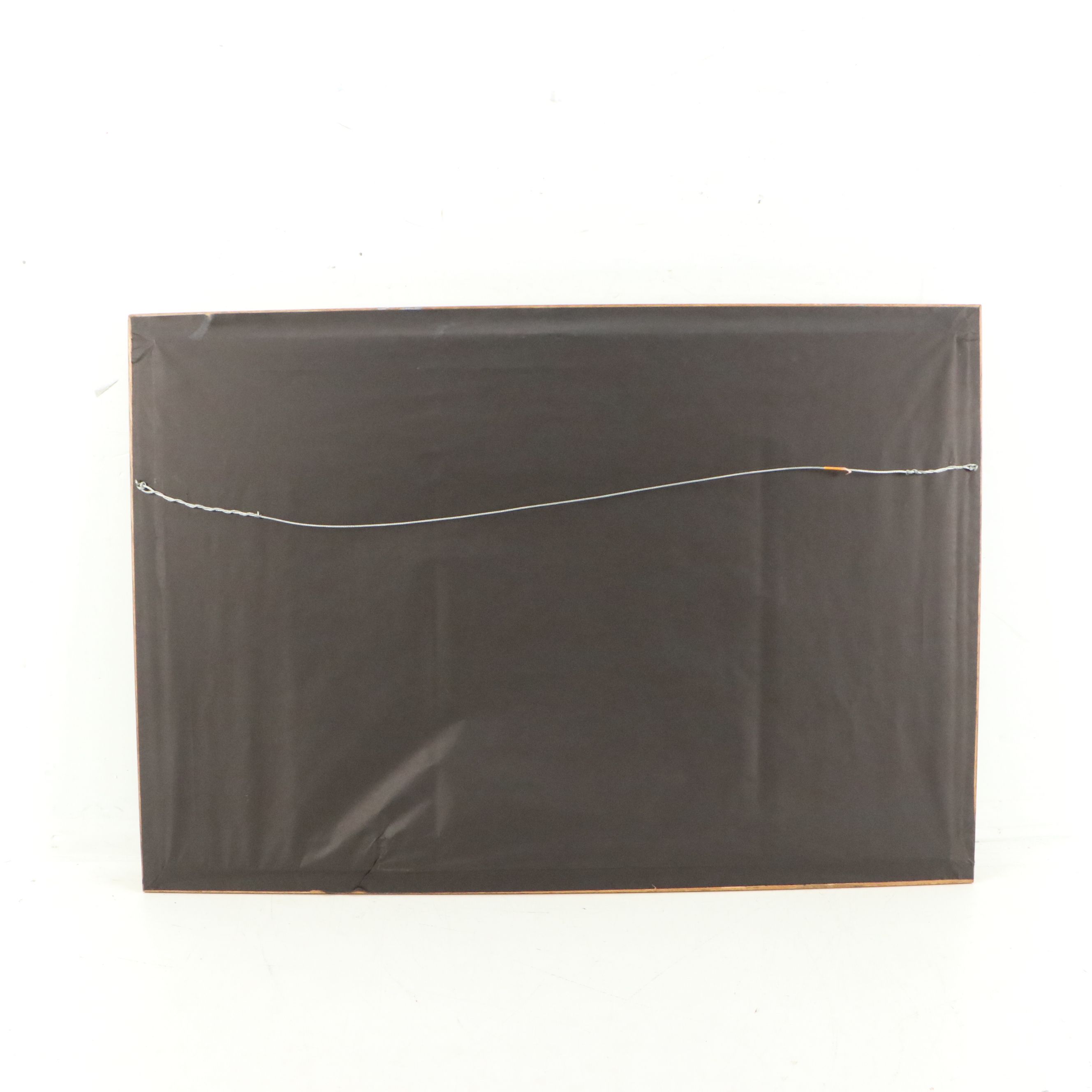 Oil Painting After Charles M. Russell "A Tight Dally and a Loose Latigo"