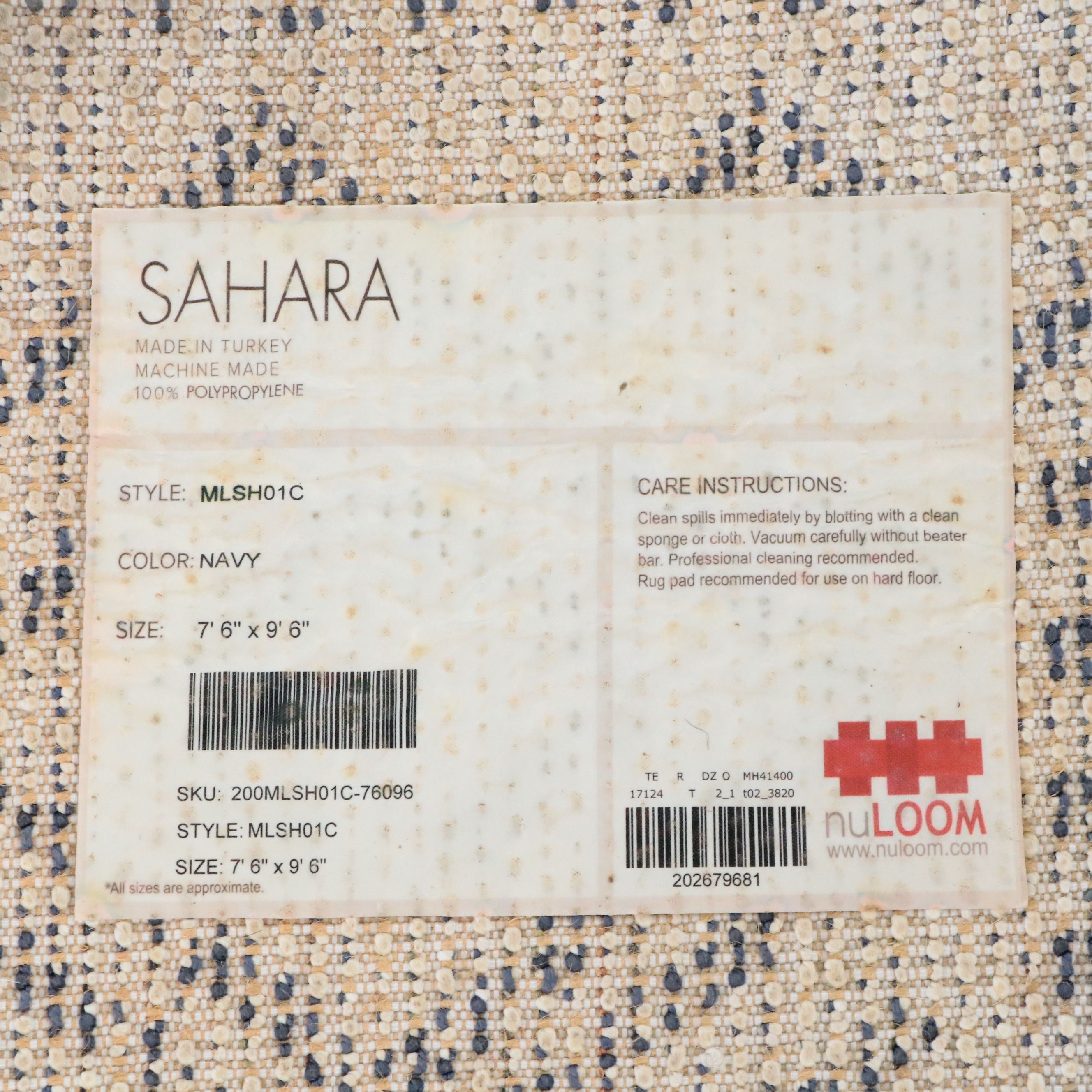 7'8 x 9'6 Machine Made Nuloom "Sahara" Contemporary Area Rug