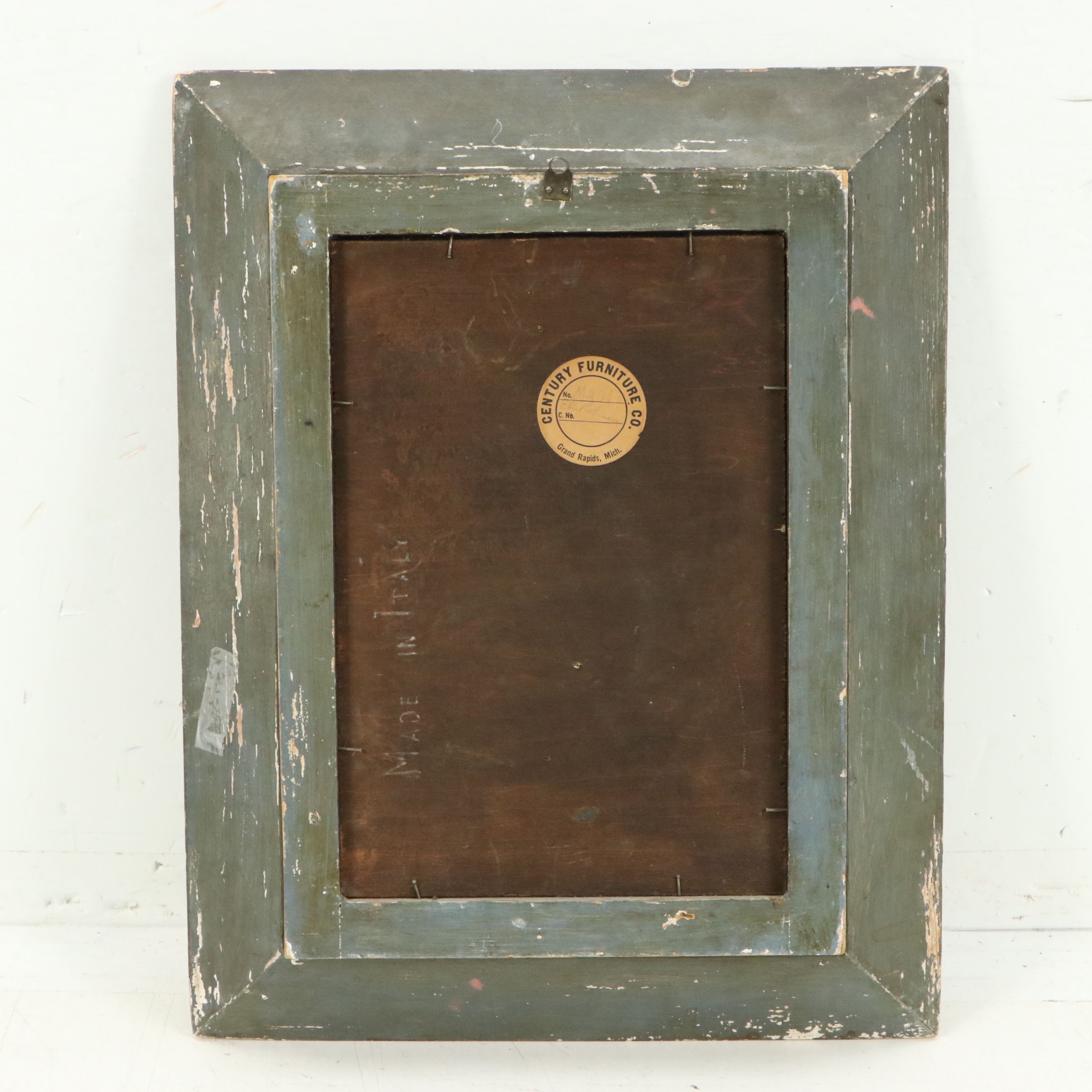 Italian School Oil Painting of Lovers on Seaside Bench, 19th Century