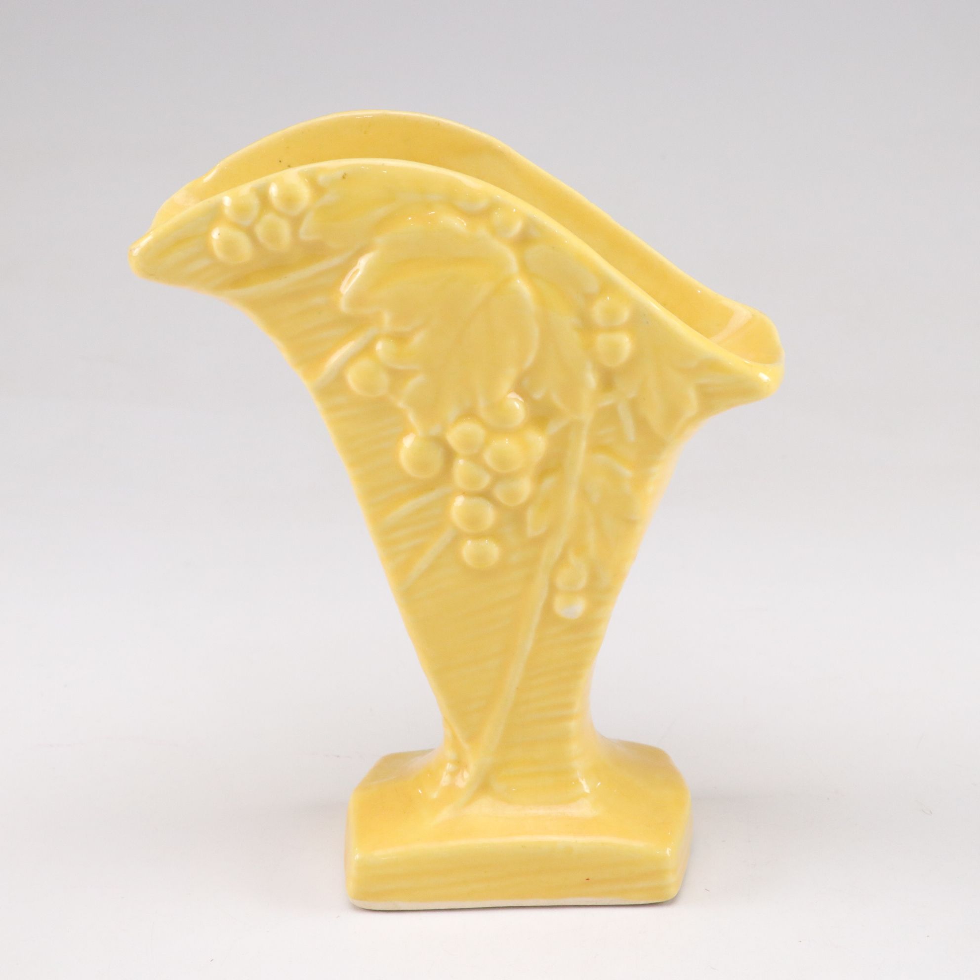 Ceramic Pitchers and Bowl Featuring McCoy "Rustic Line Grapes" Vase