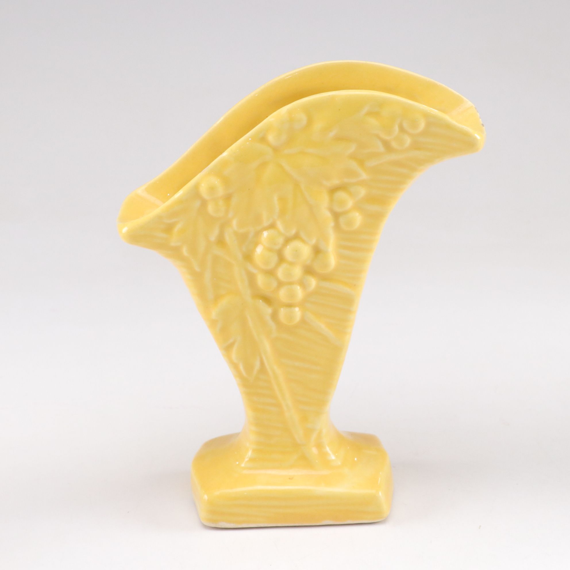 Ceramic Pitchers and Bowl Featuring McCoy "Rustic Line Grapes" Vase