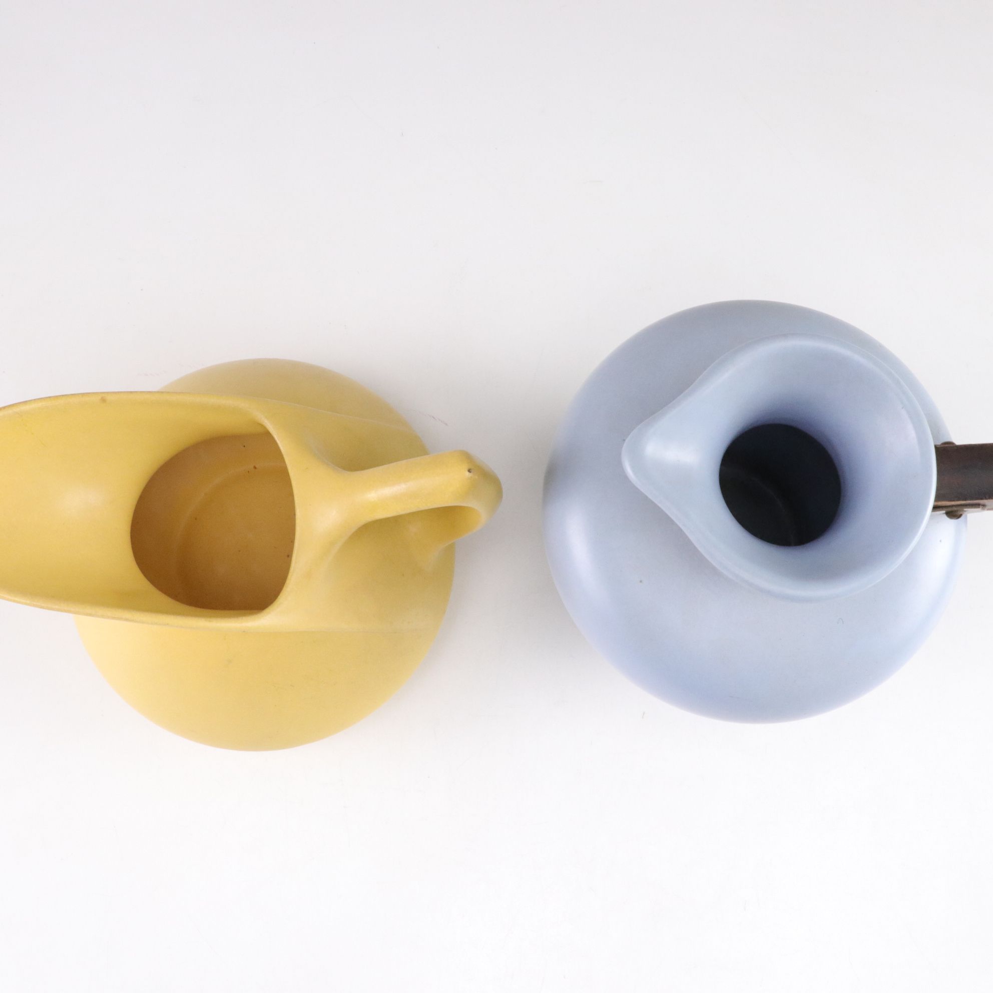 Ceramic Pitchers and Bowl Featuring McCoy "Rustic Line Grapes" Vase