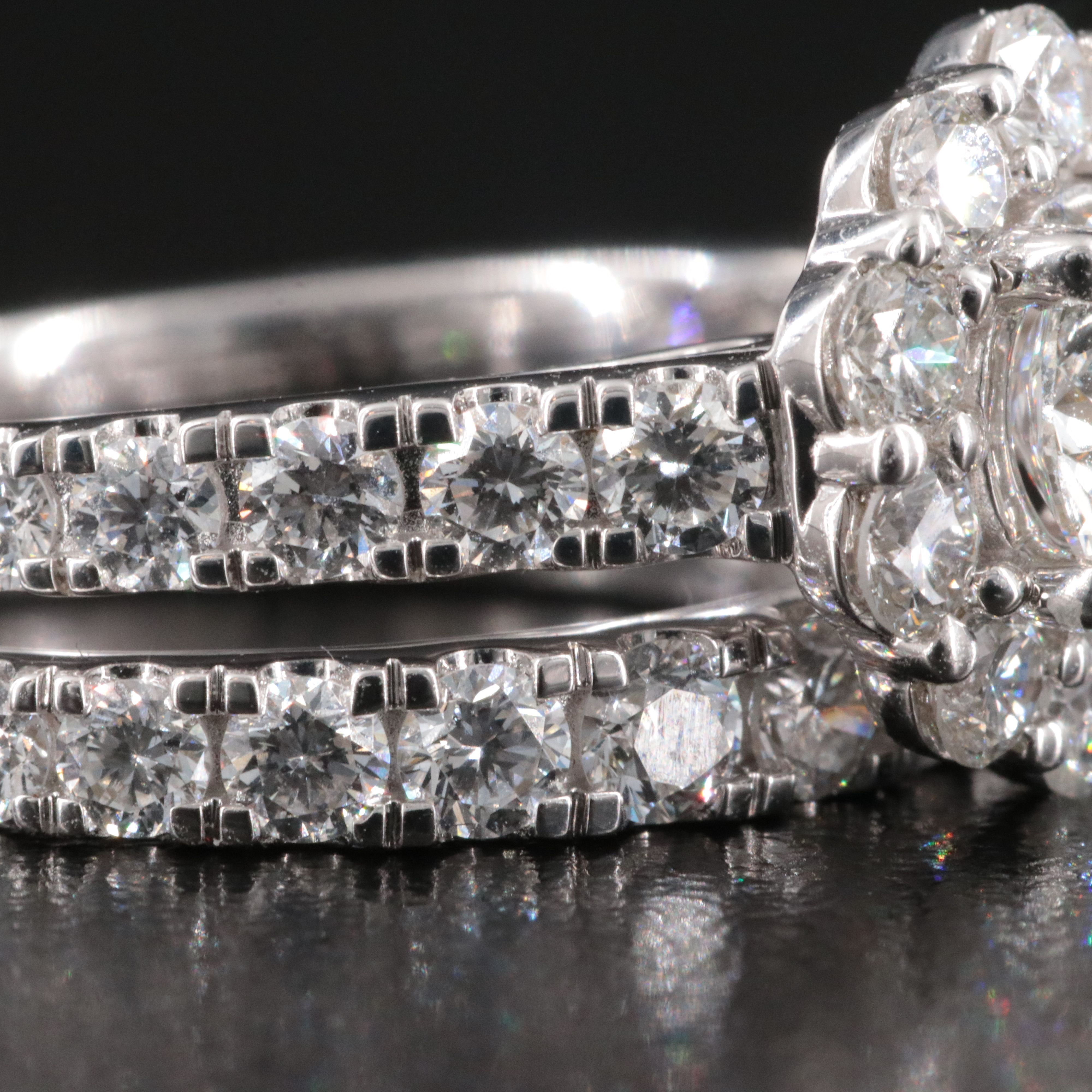 14K 2.97 CTW Lab Grown Diamond Ring Set