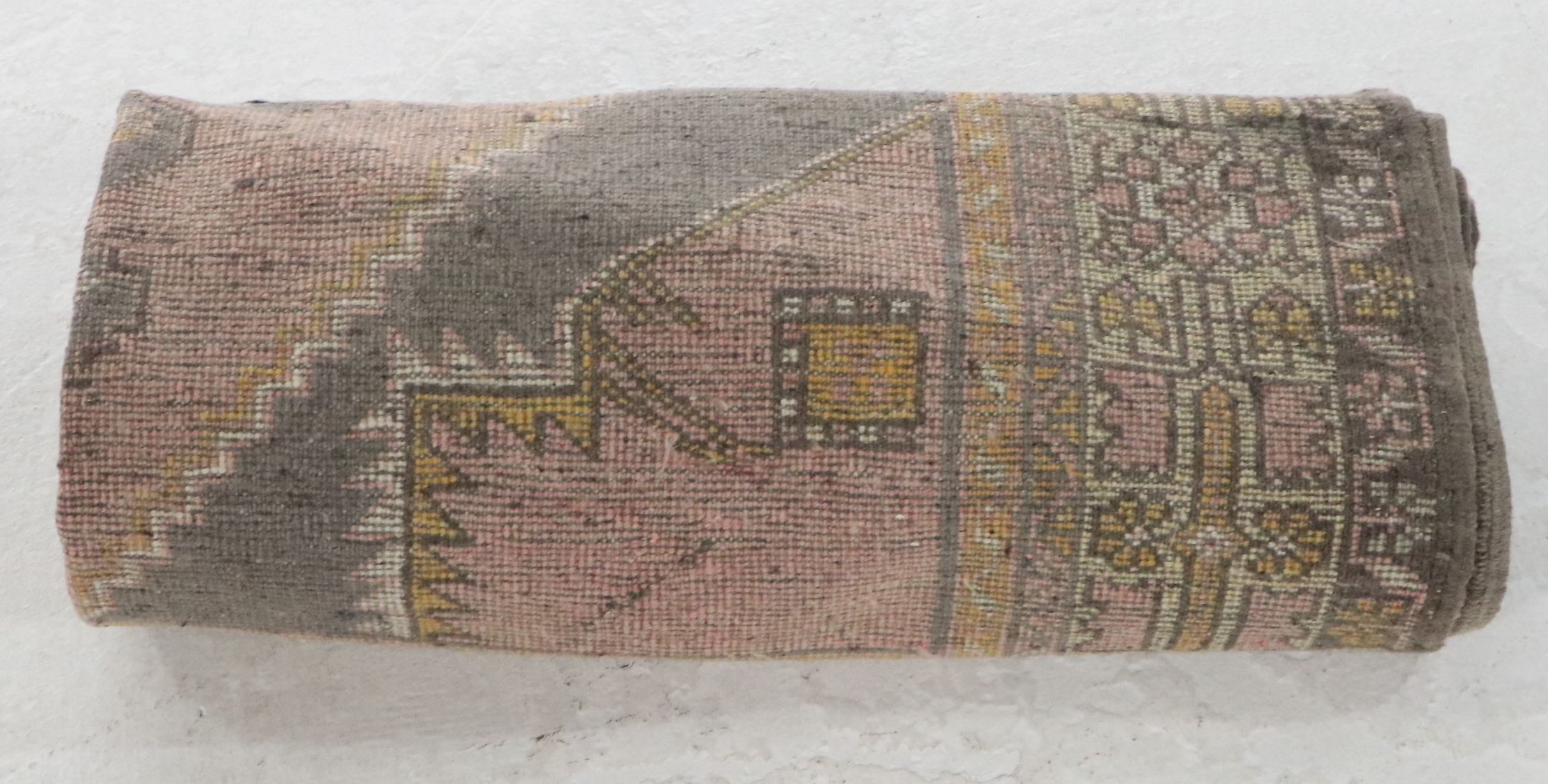 4'4 x 8'2 Hand-Knotted Turkish Oushak Area Rug