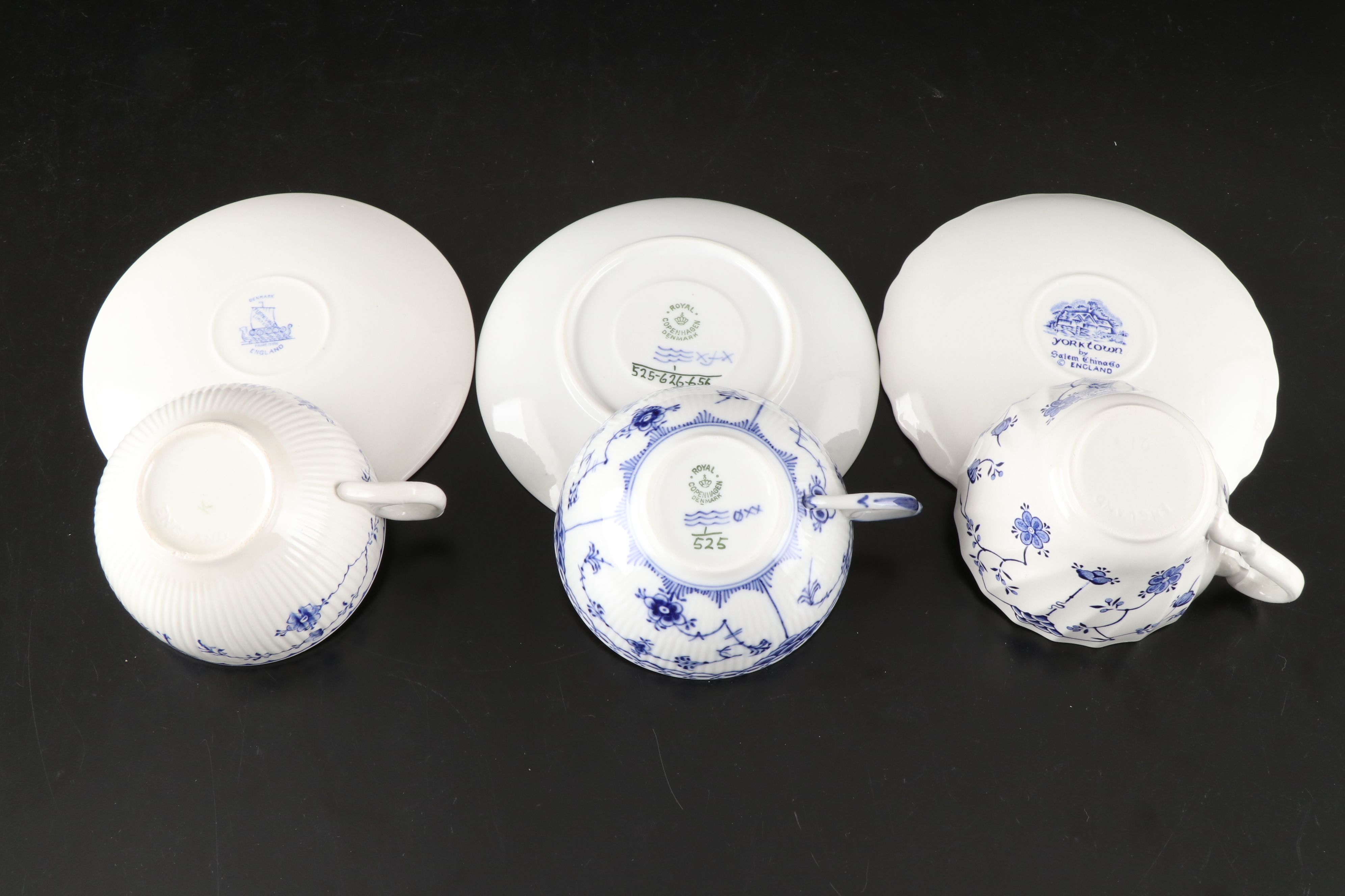 Royal Copenhagen "Blue Fluted Full Lace" Dinnerware with More Ceramic Serveware