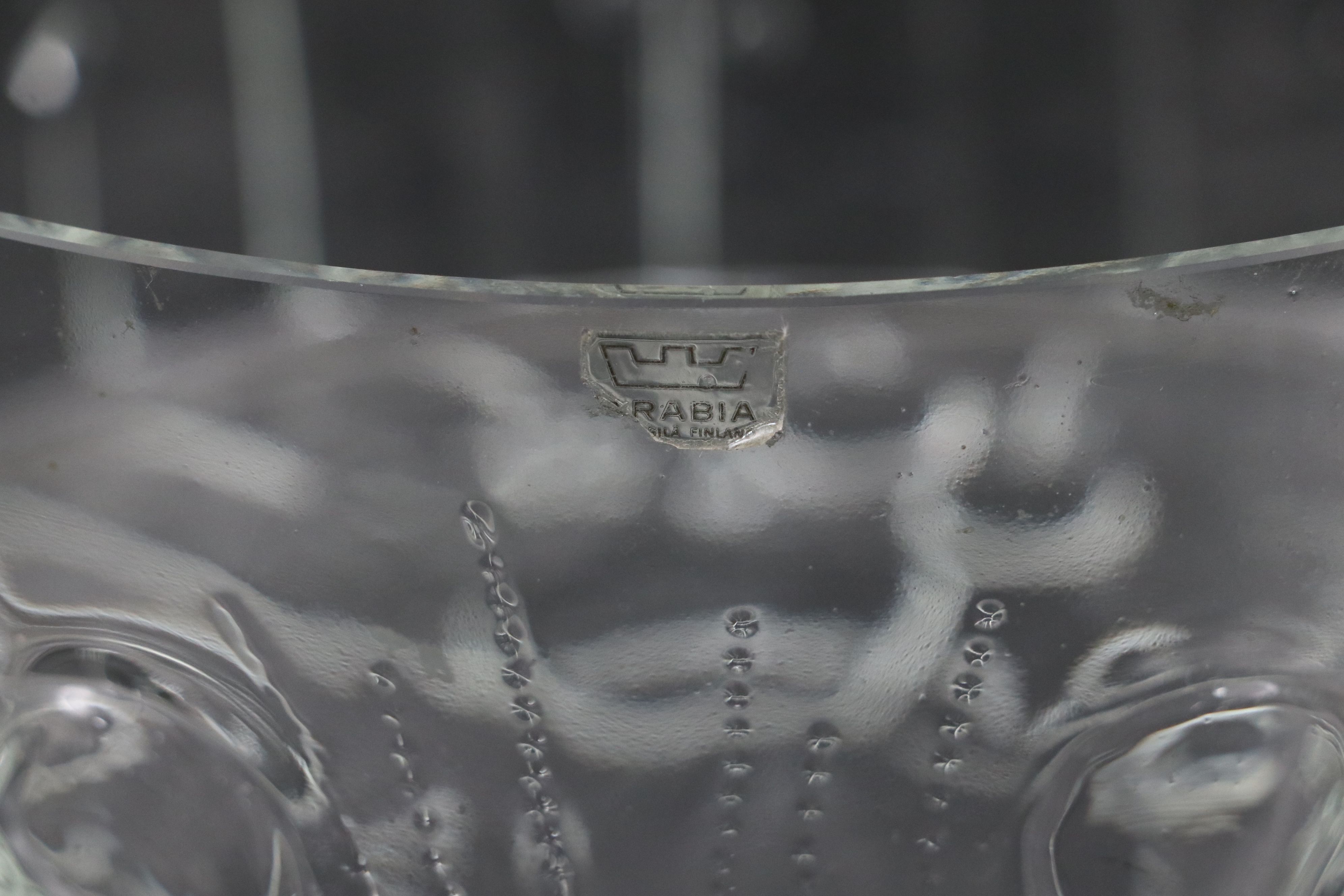 Iittala "Flora" Finnish Glass Bowls and Vases, 1966-1997