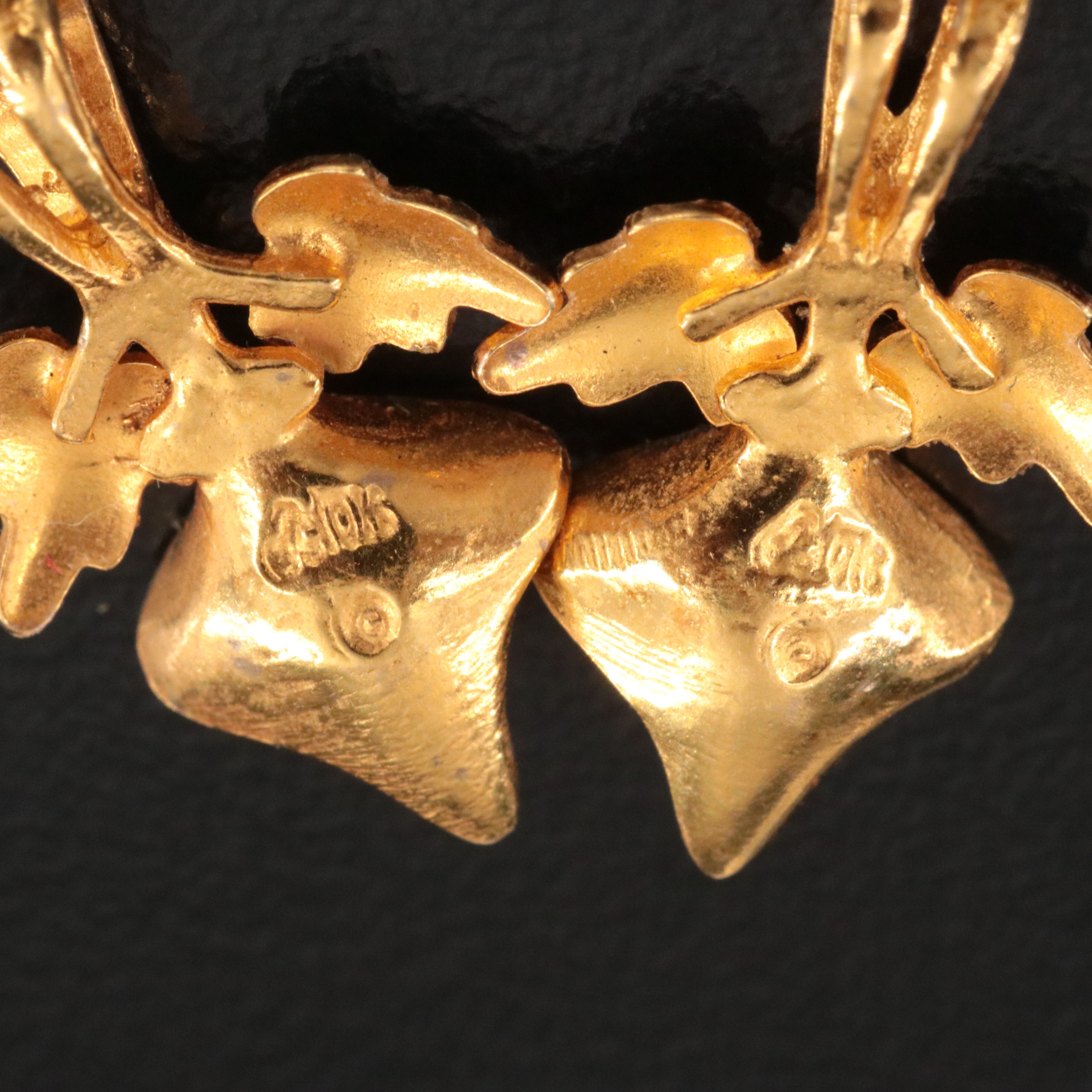 10K Seed Pearl Drop Earrings