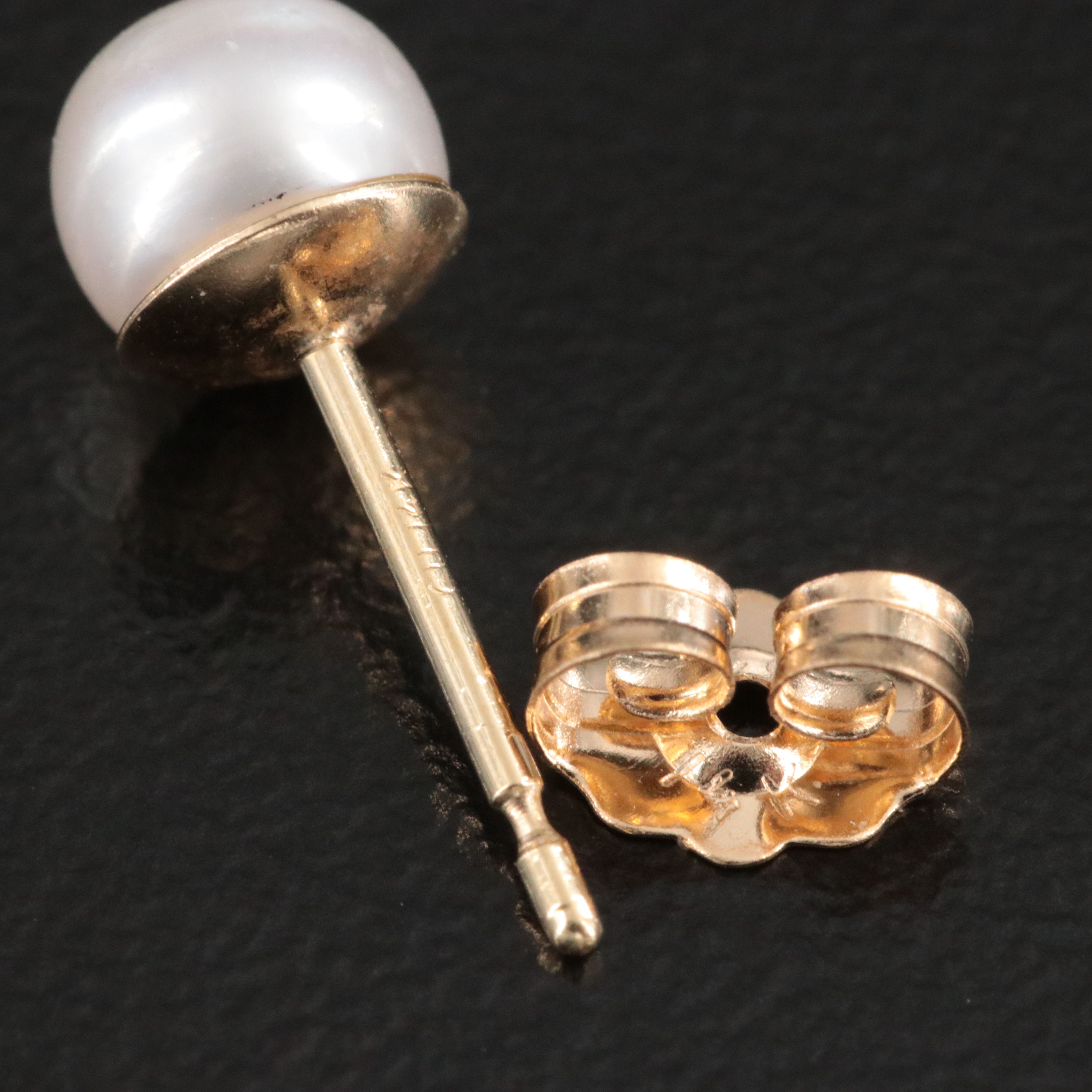 14K Pearl Earrings