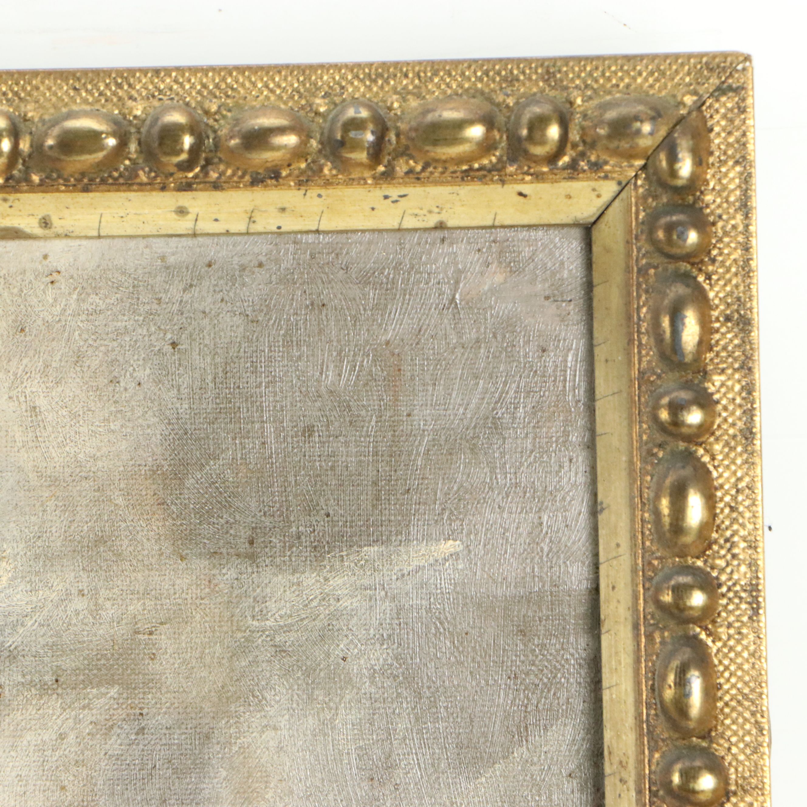 American School Oil Painting of River Pioneer Scene, Circa Early 20th Century