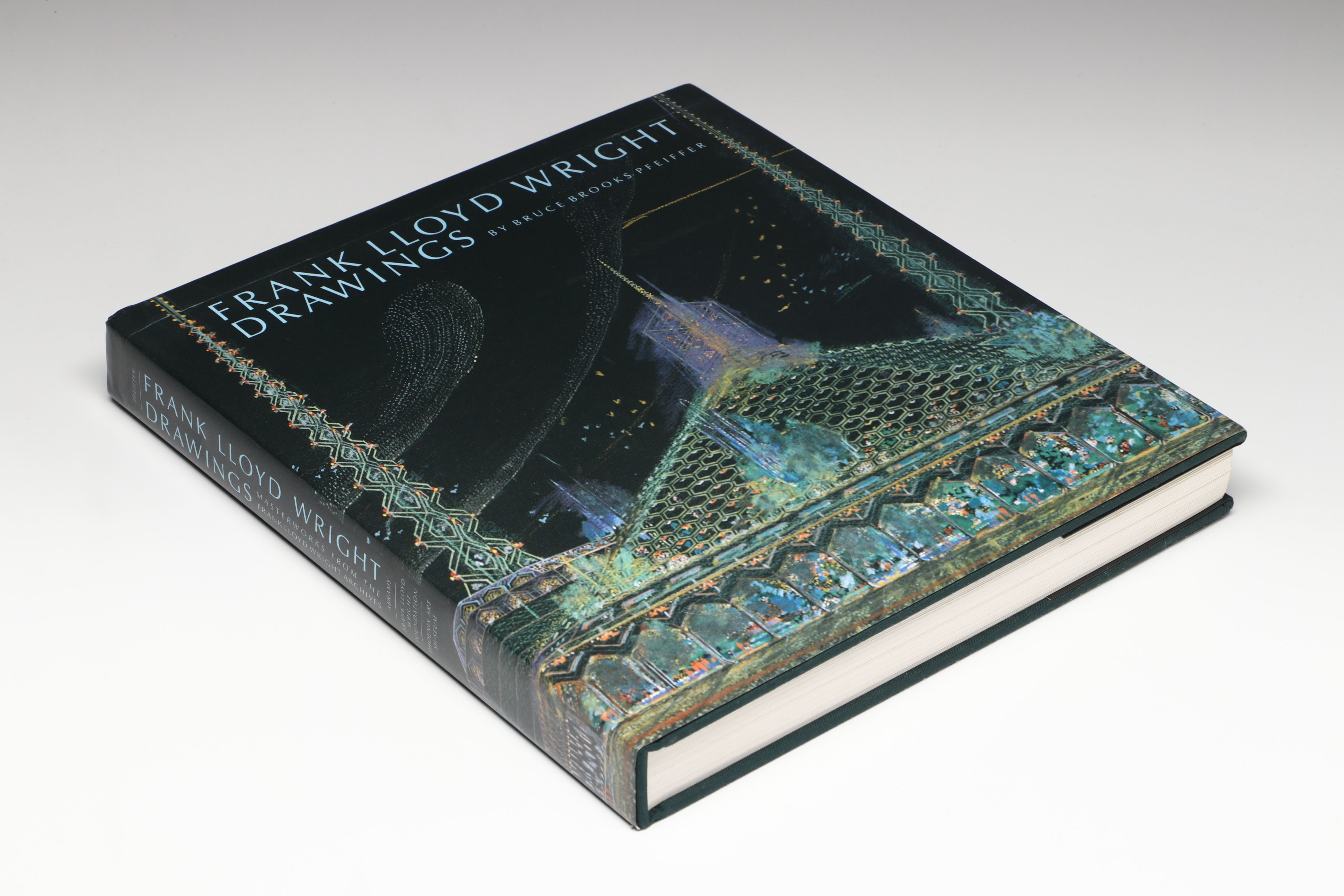 First Edition "Frank Lloyd Wright Drawings" by Bruce Brooks Pfeiffer, 1990