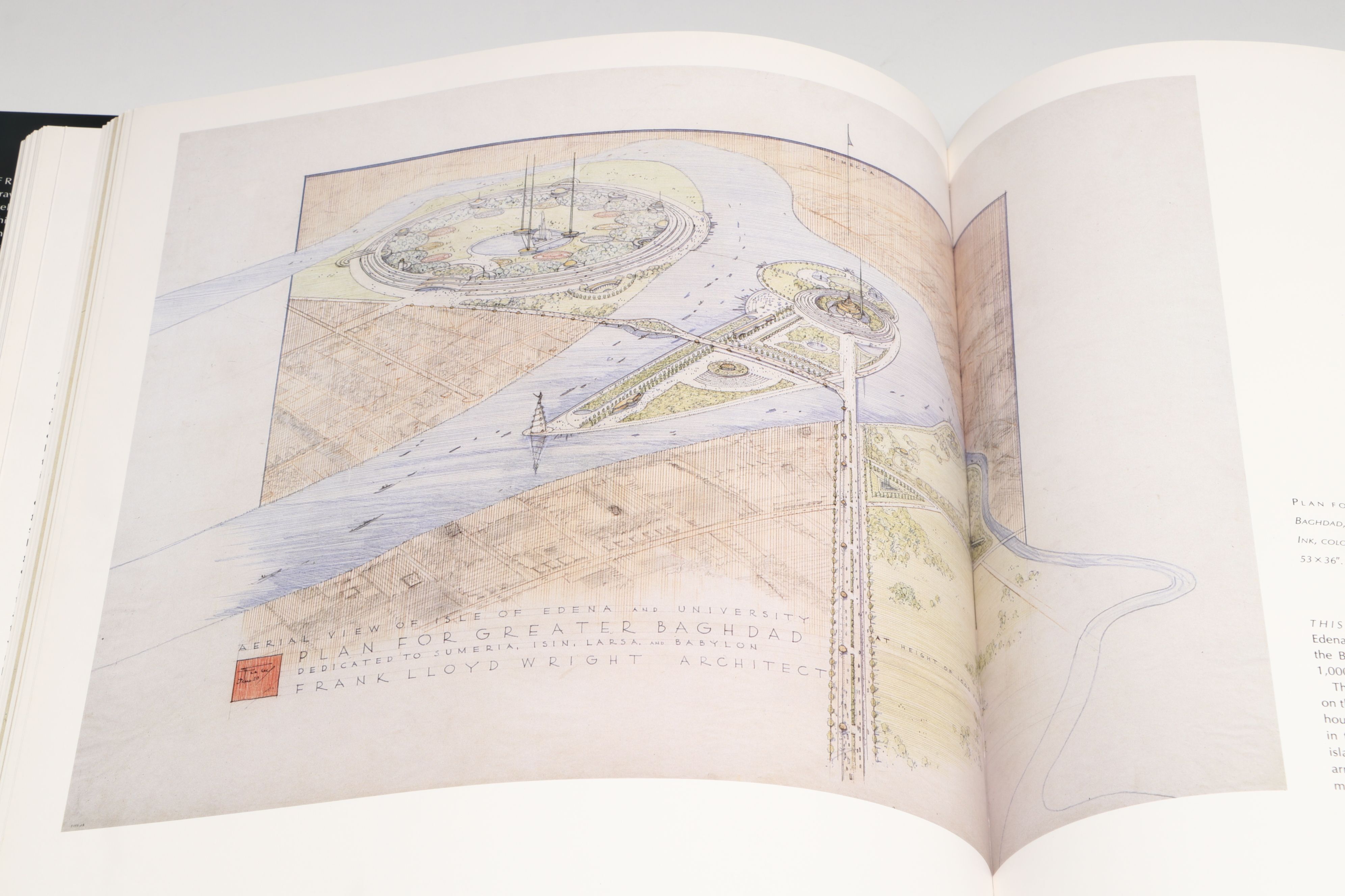 First Edition "Frank Lloyd Wright Drawings" by Bruce Brooks Pfeiffer, 1990