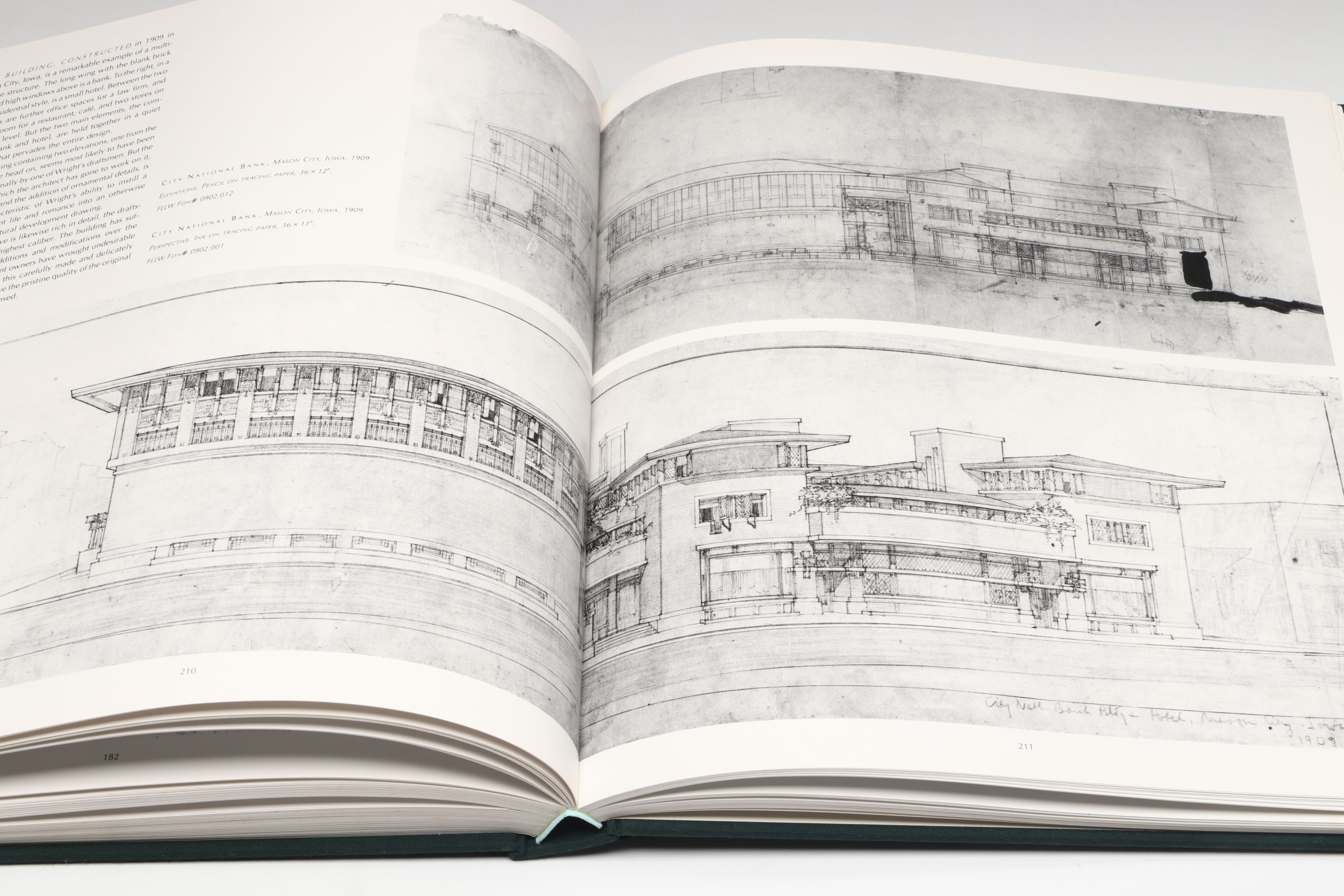 First Edition "Frank Lloyd Wright Drawings" by Bruce Brooks Pfeiffer, 1990