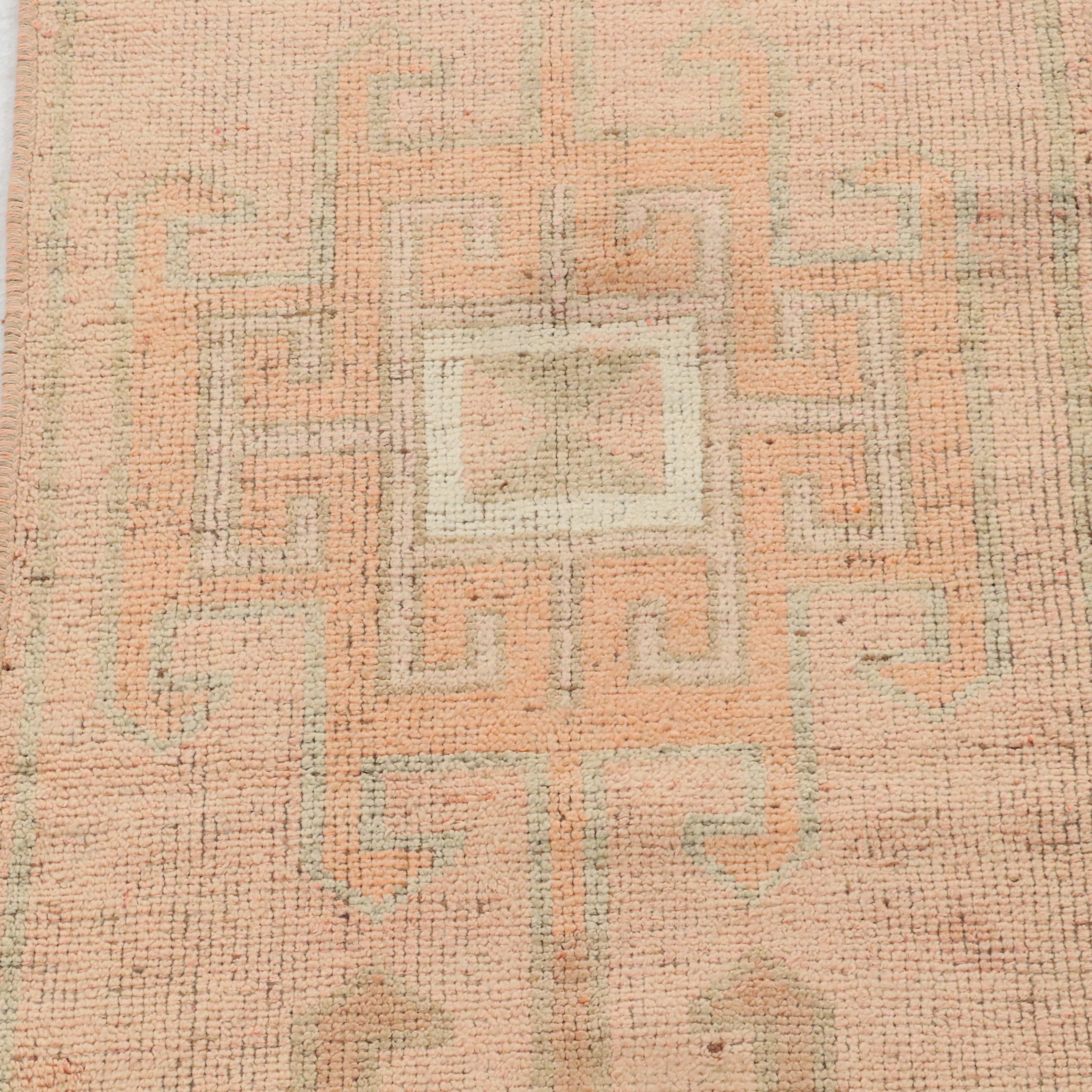 3'2 x 10'6 Hand-Knotted Turkish Anatolian Long Rug