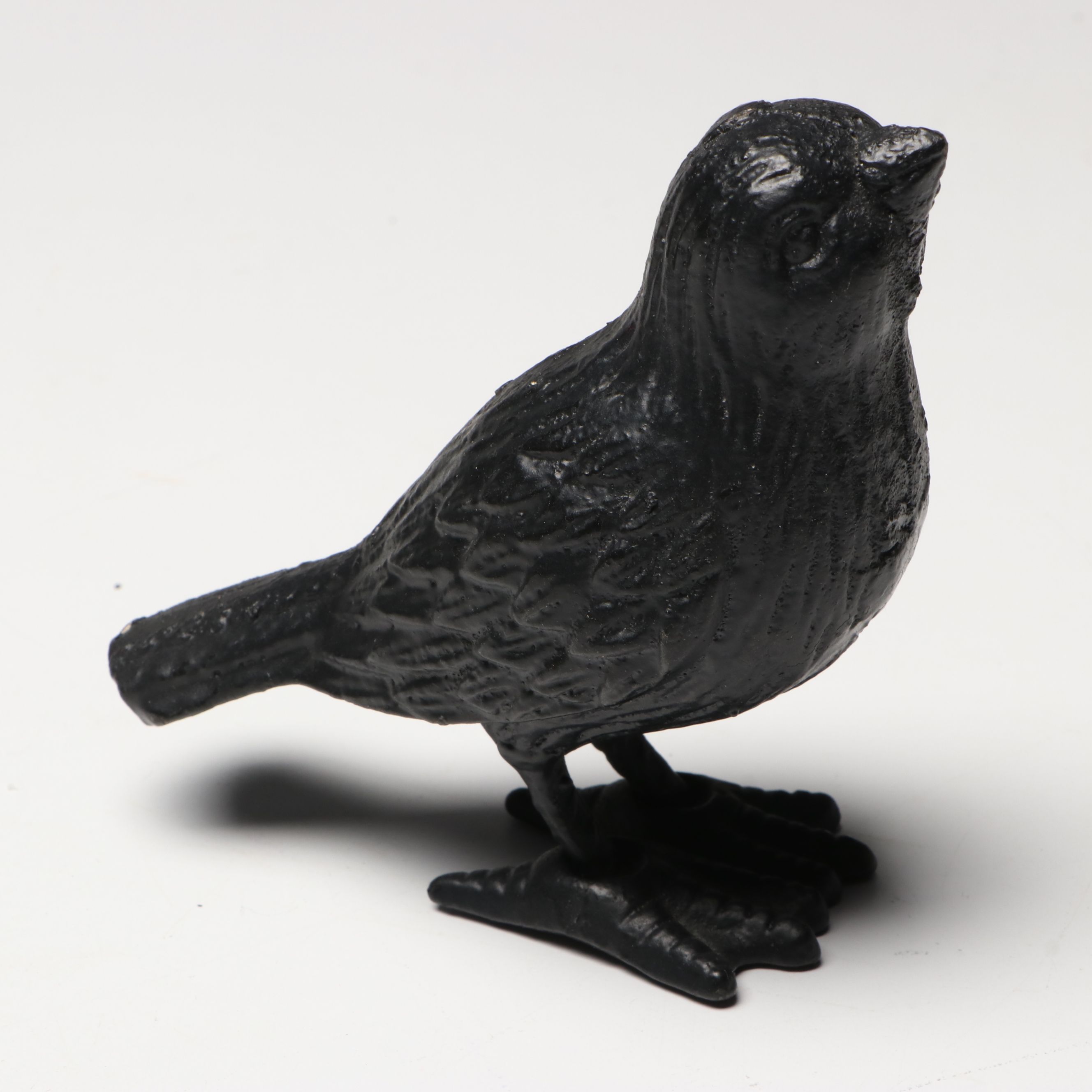 Footed Metal Flower Frog, Cast Iron Bird and Turkey Egg