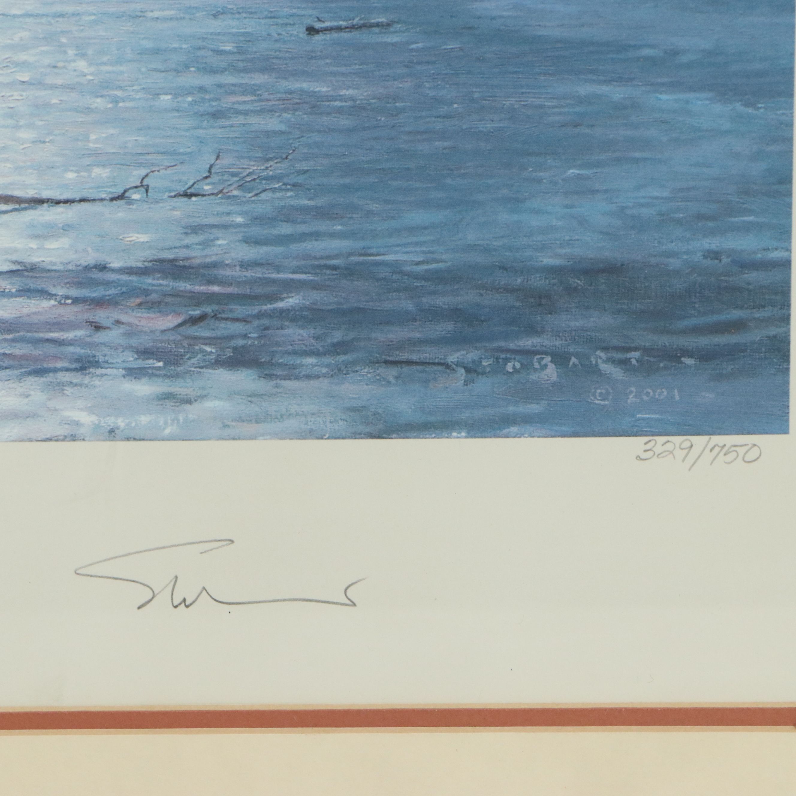 John Stobart Maritime Offset Lithograph of Cincinnati, 2001