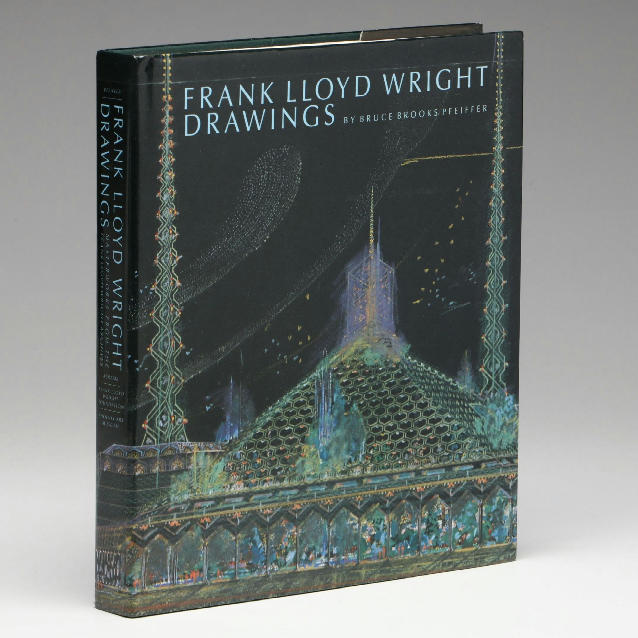 First Edition "Frank Lloyd Wright Drawings" by Bruce Brooks Pfeiffer, 1990