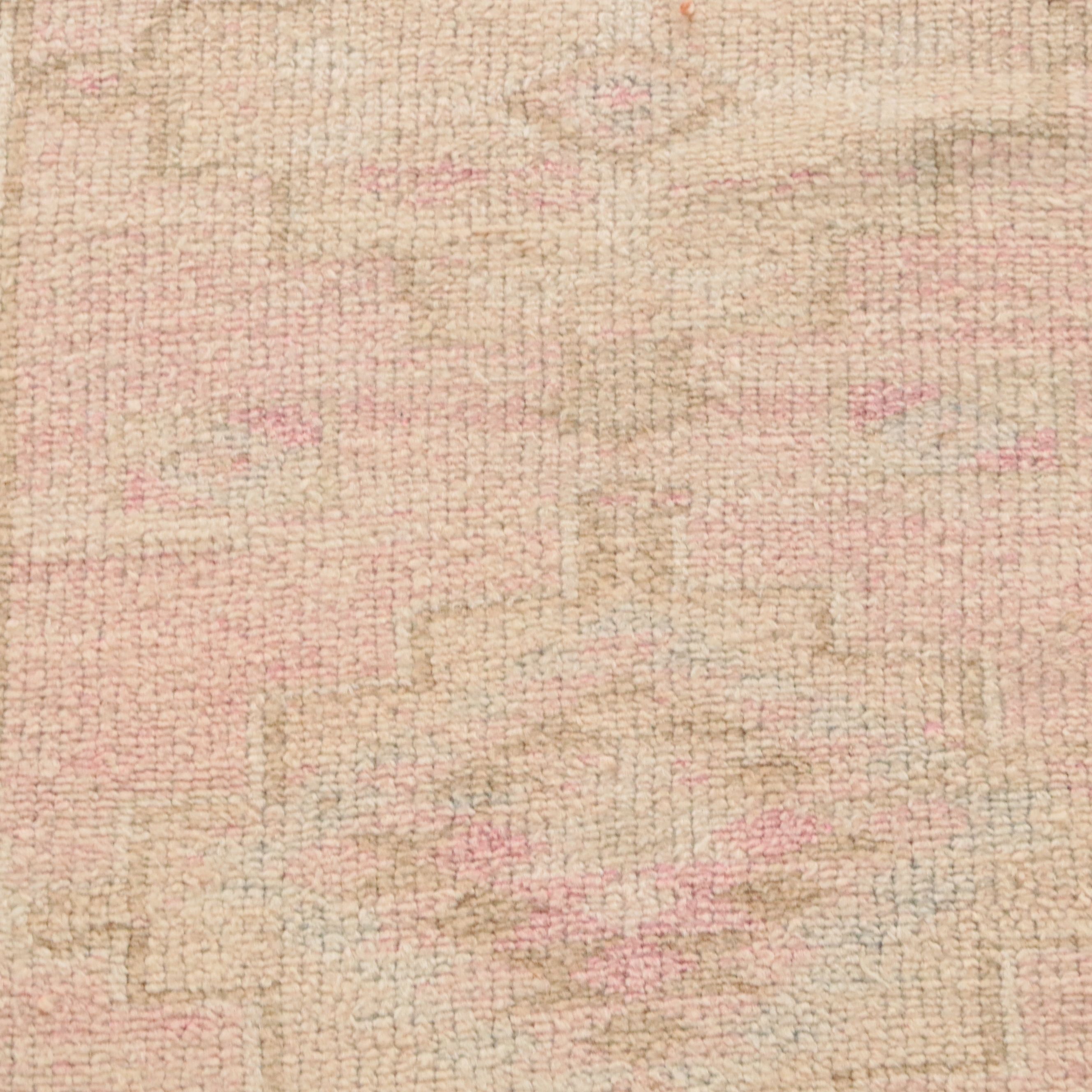 2'8 x 10'11 Hand-Knotted Turkish Anatolian Carpet Runner