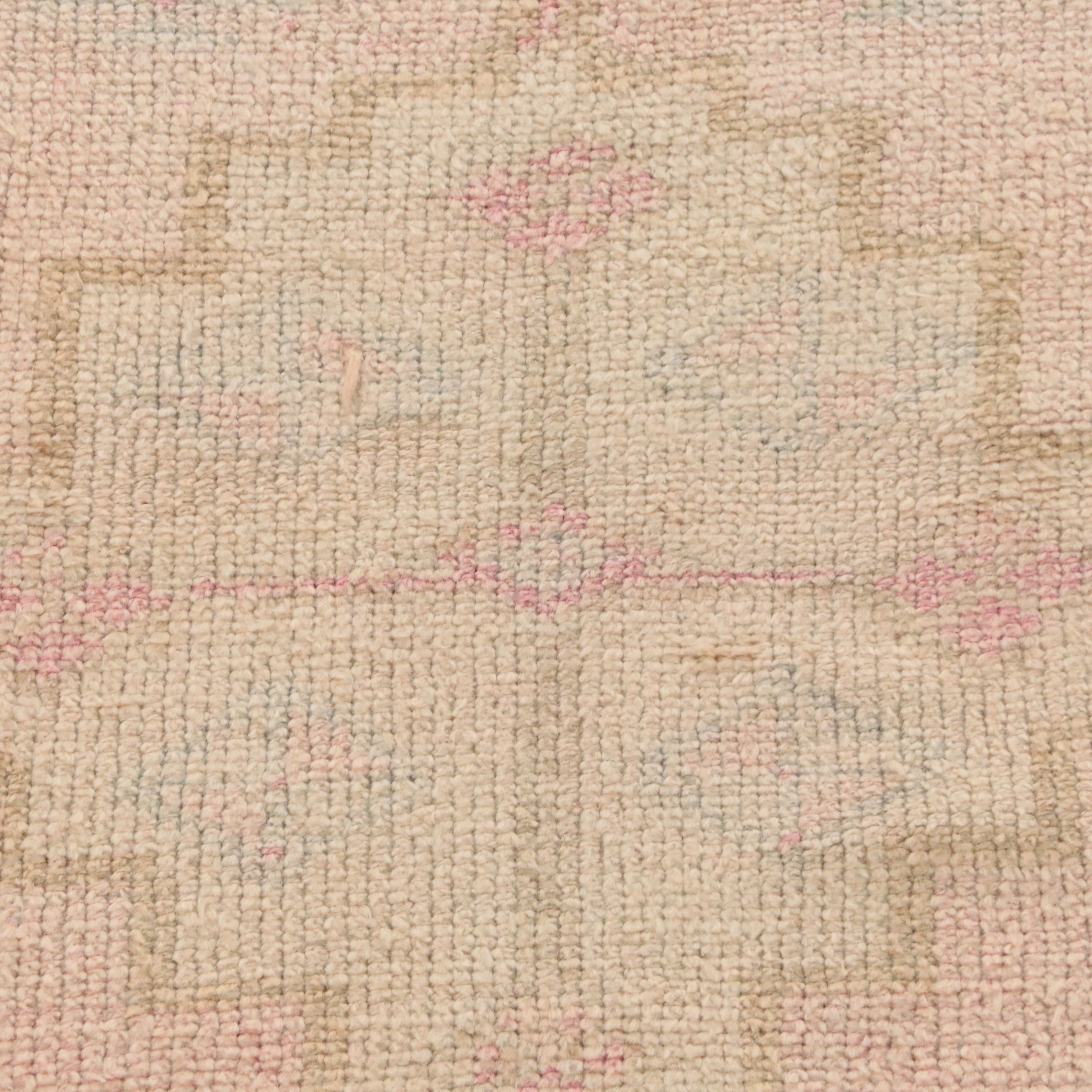 2'8 x 10'11 Hand-Knotted Turkish Anatolian Carpet Runner