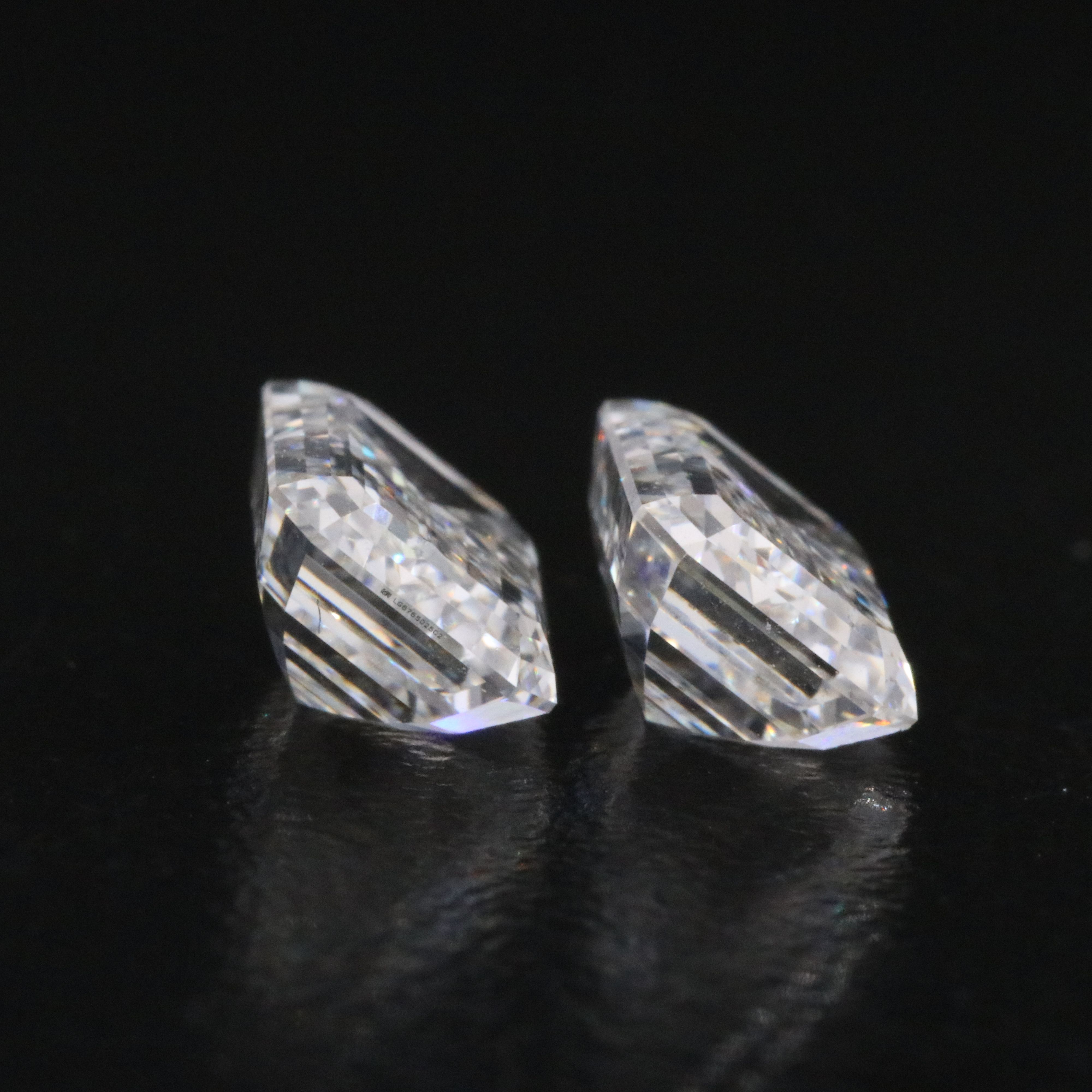 Loose 3.18 CTW Lab Grown Diamond Matched Pair with IGI Reports