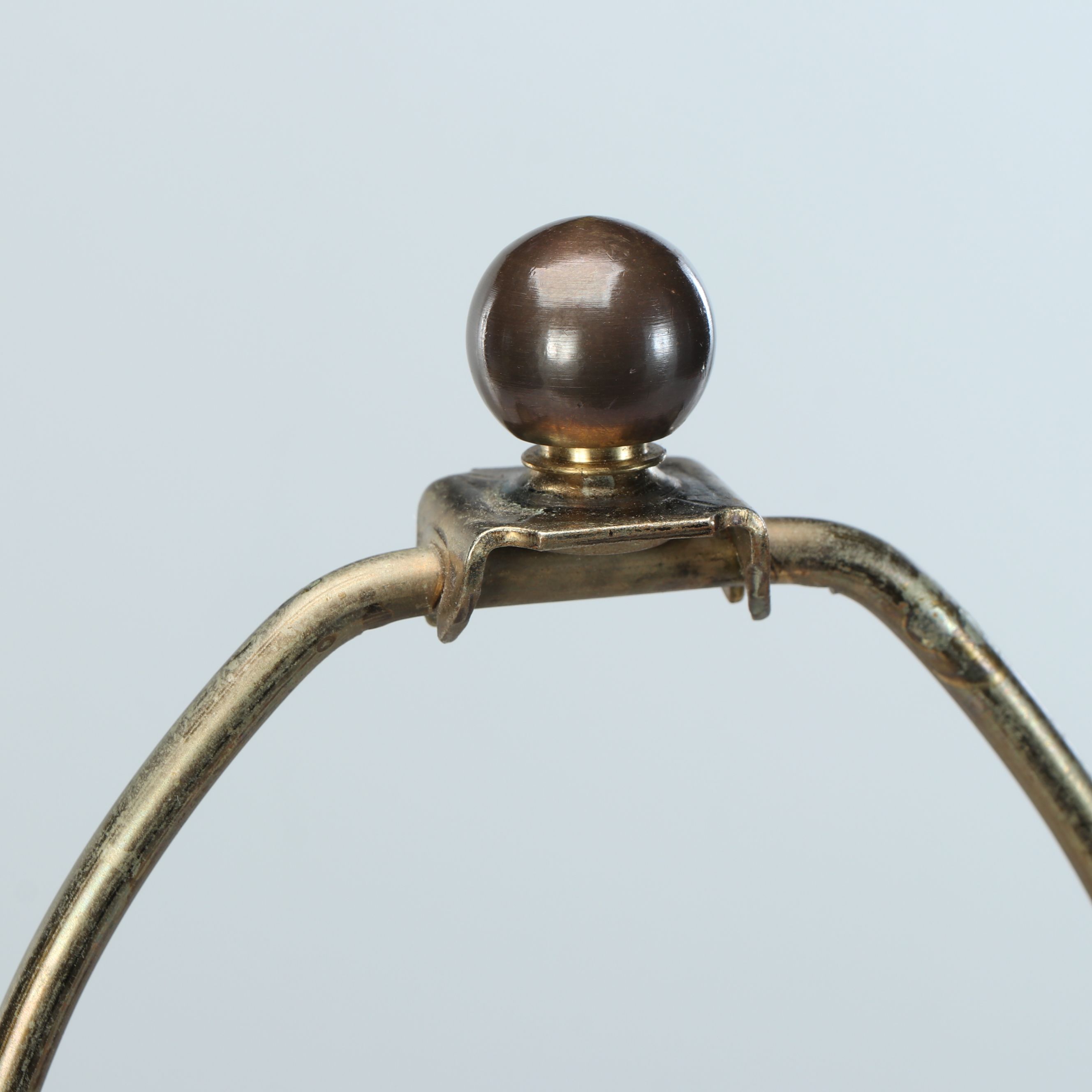 Gothic Style Wrought Iron Candle Holder Converted Table Lamp