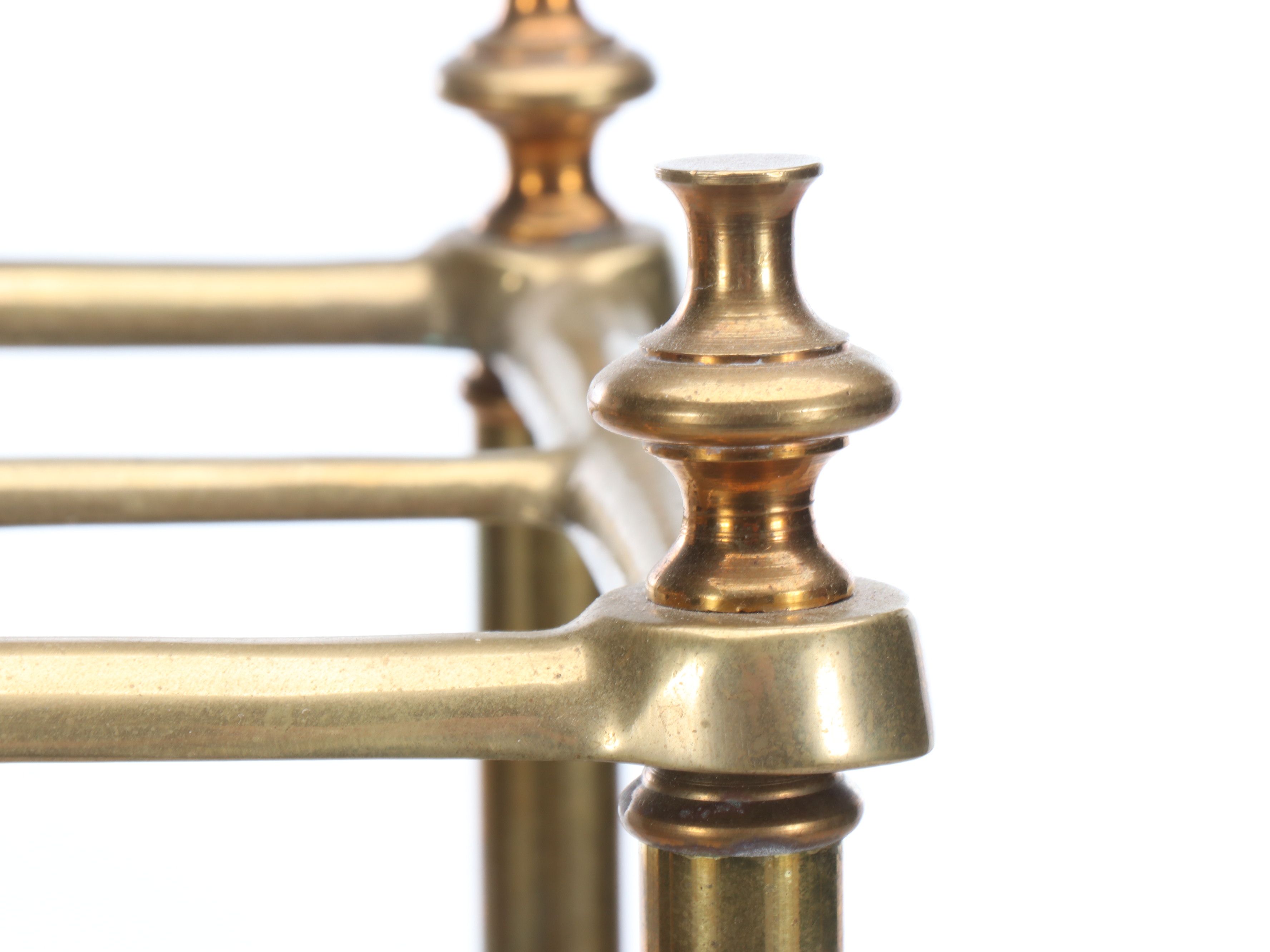 Sterling Silver Topped Wood and Other Vintage Walking Sticks in Holder