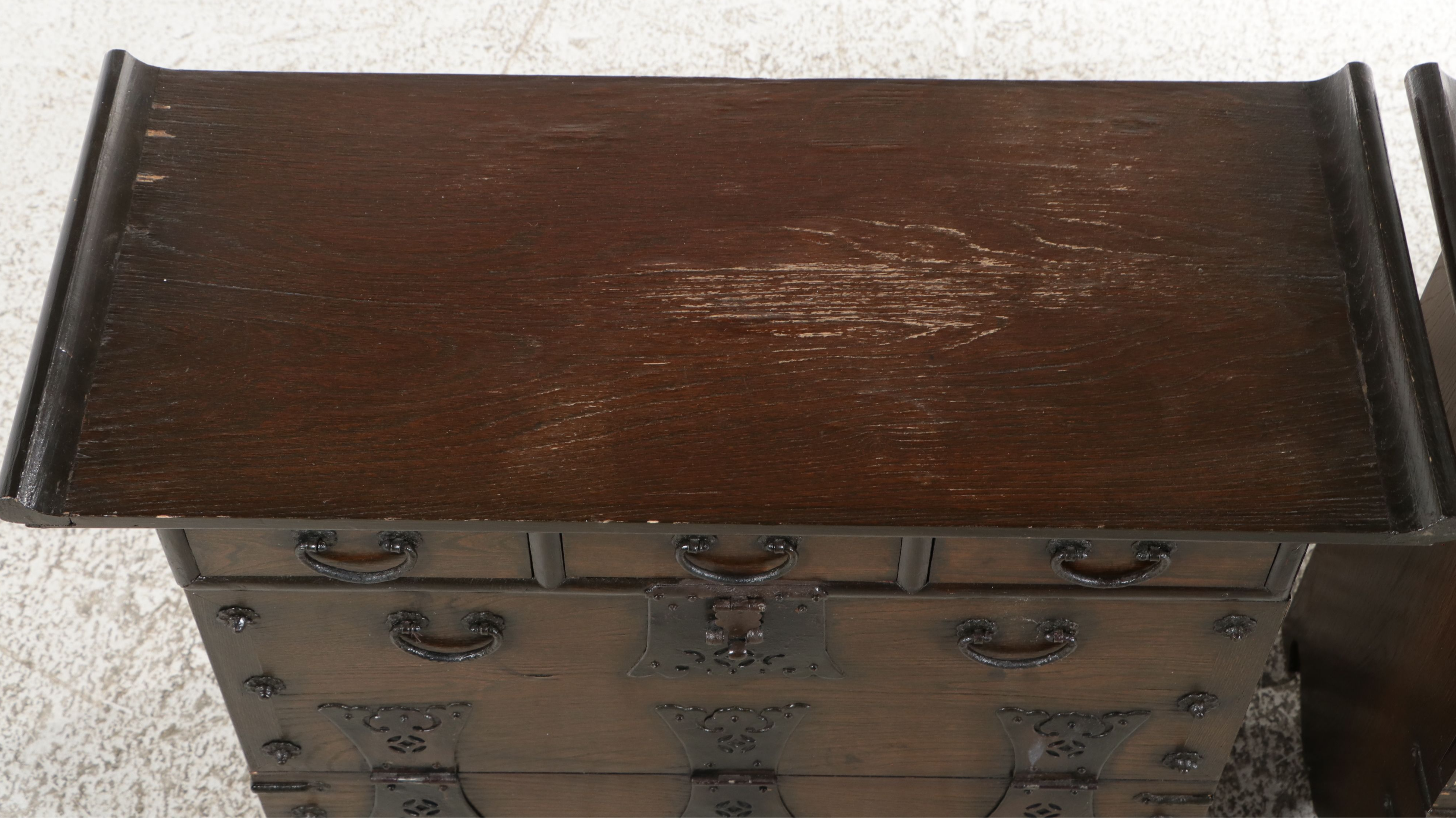 Pair of Japanese Tansu-Style Chests with Iron Hardware, 20th Century