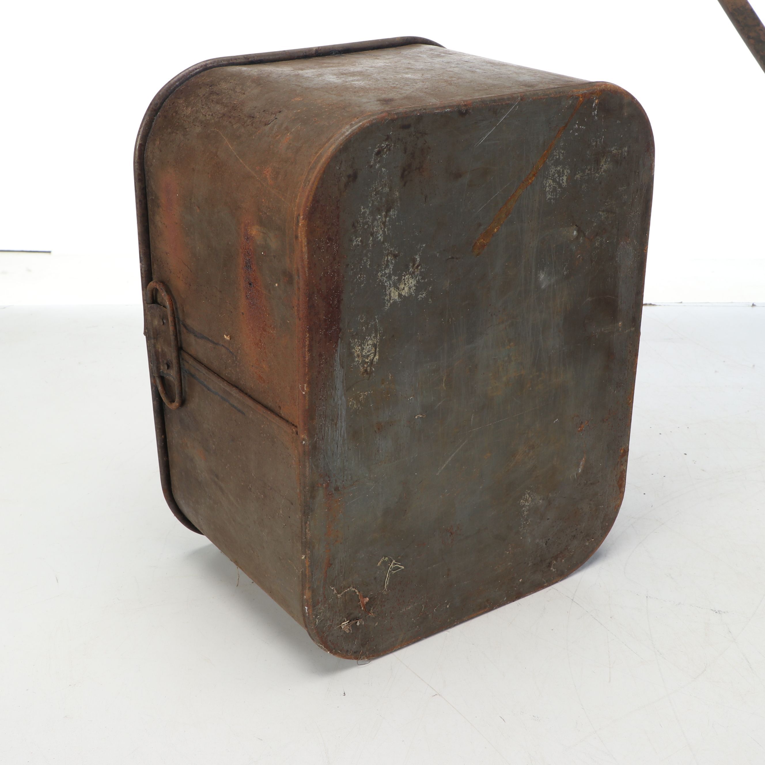 U.S. S.M.Co Tin Box with Other Long-Handled Pan, Early 20th Century