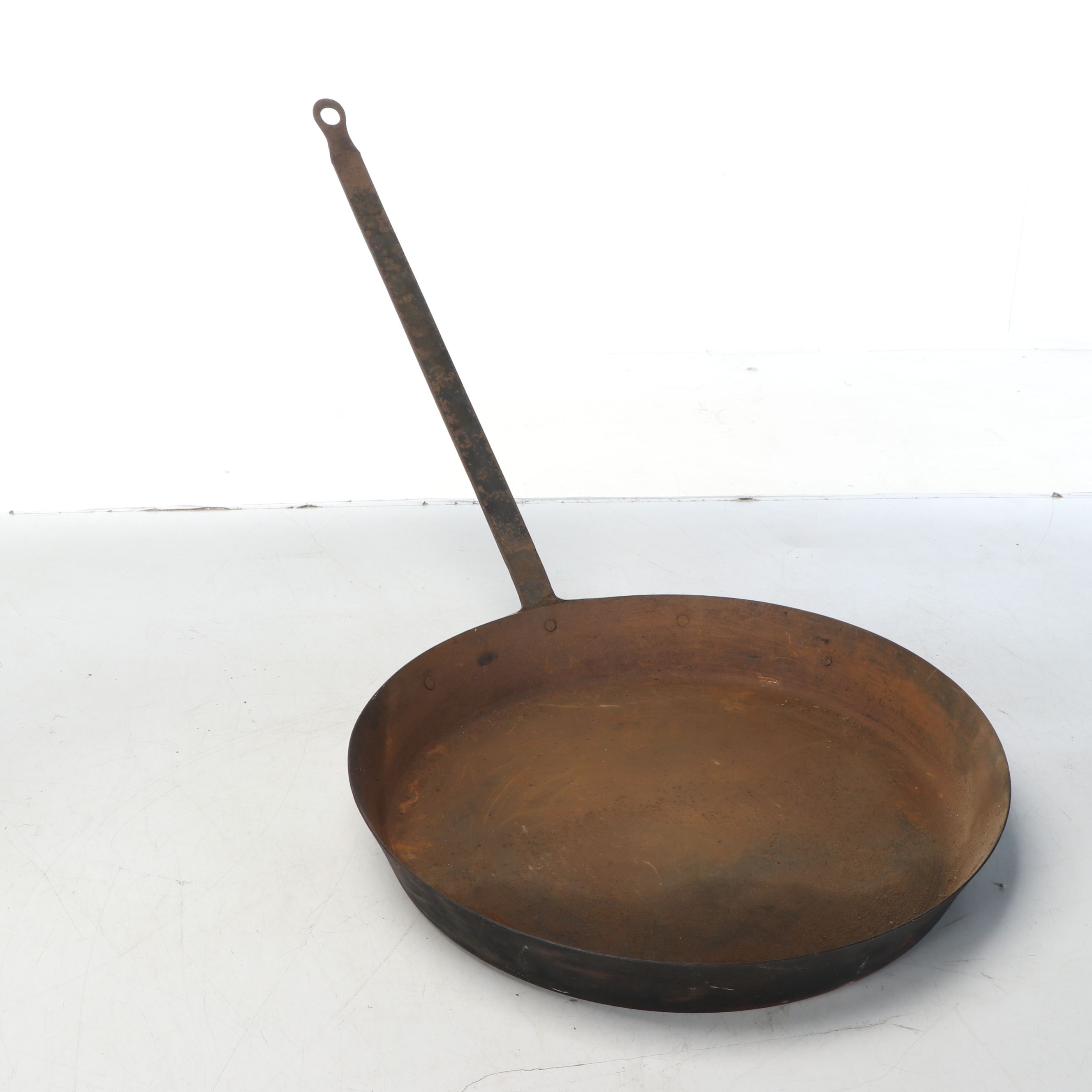 U.S. S.M.Co Tin Box with Other Long-Handled Pan, Early 20th Century