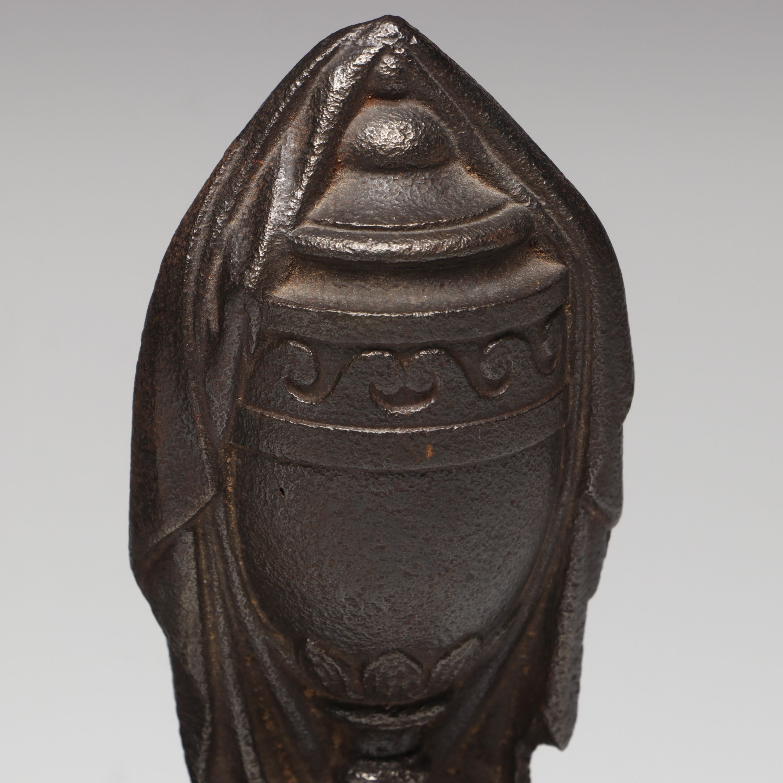 Neoclassical Style Cast Iron Urn Bookends