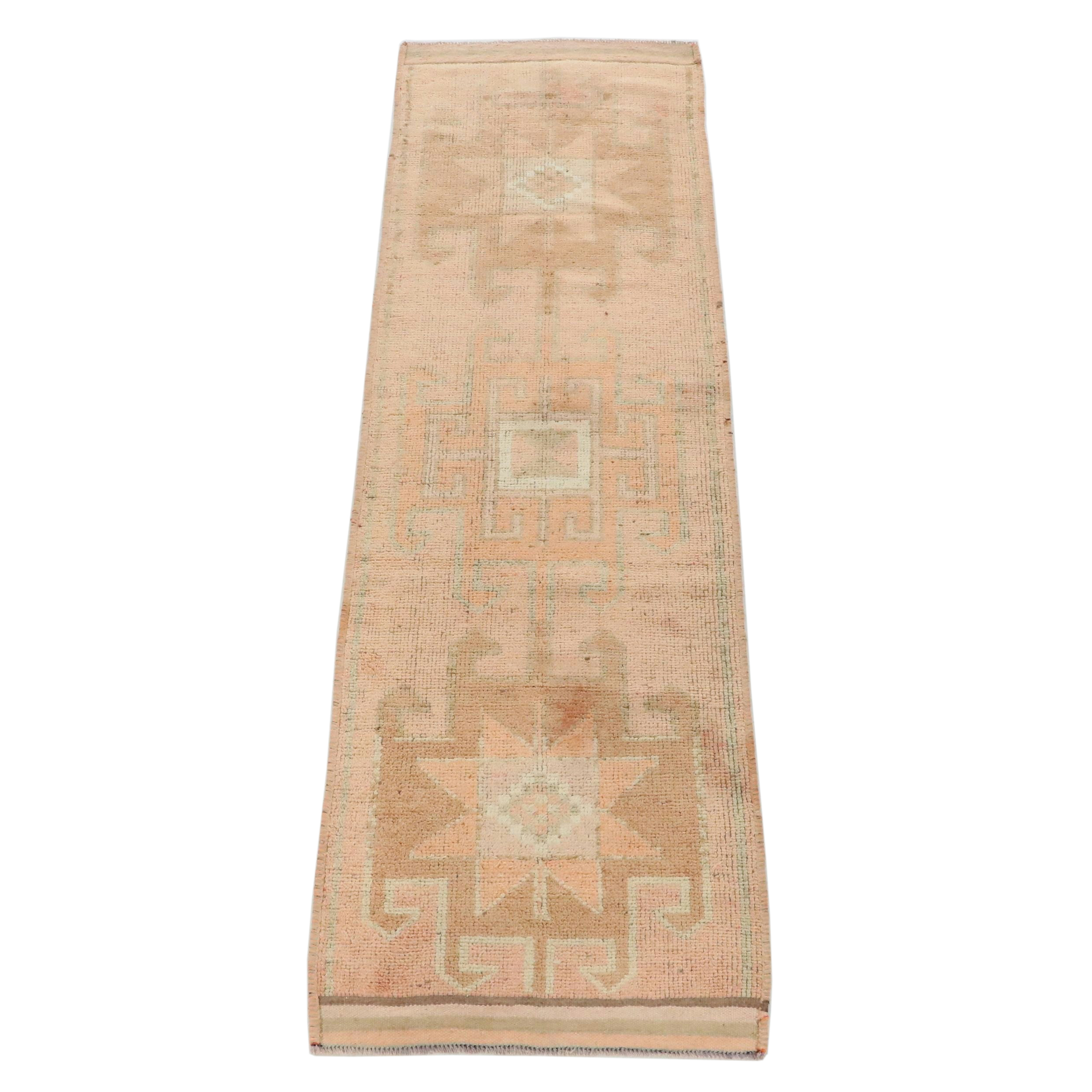 3'2 x 10'6 Hand-Knotted Turkish Anatolian Long Rug