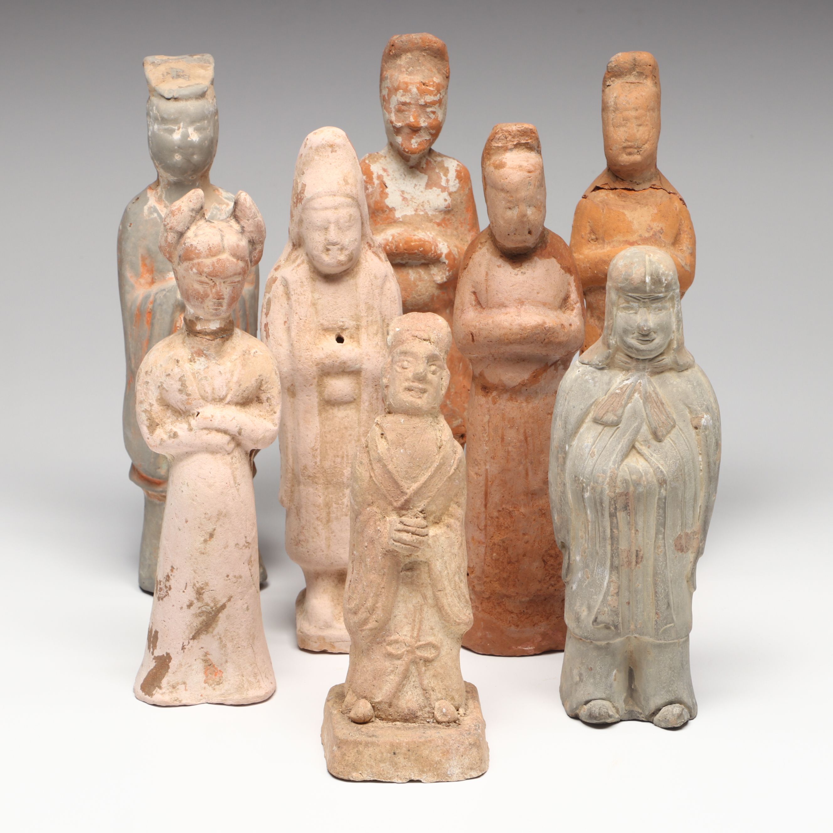 Ancient Chinese Style Ceramic Tomb Figures