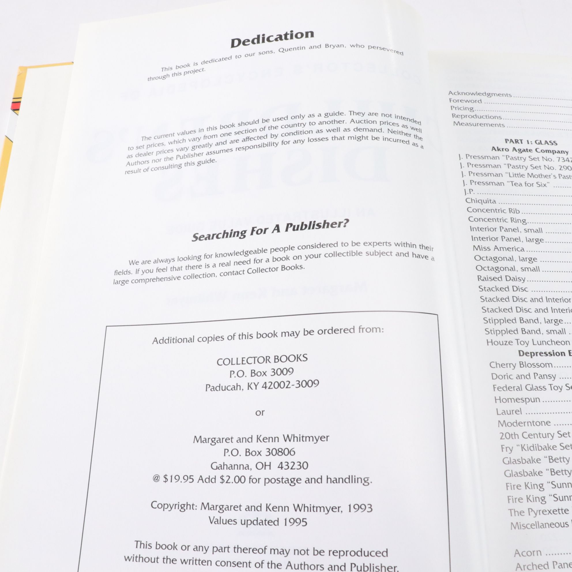 Assortment of Collector's Guide Books on Toys, Kitchenwares, and Open Salts